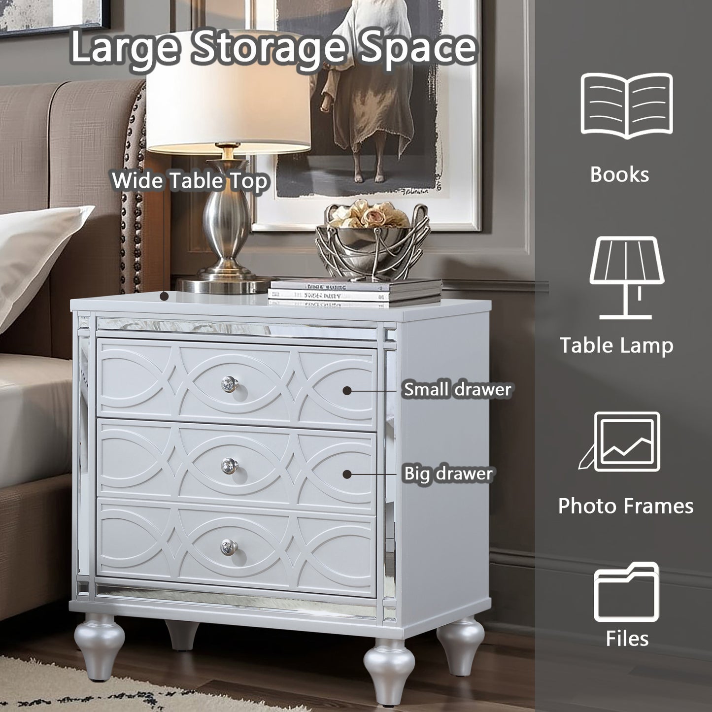 Healdsburg Contemporary Elegance Nightstand