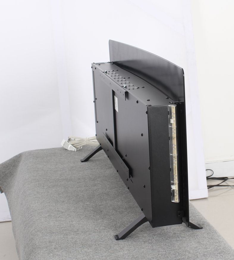 Irvington Modern Curved Wall Electric Fireplace