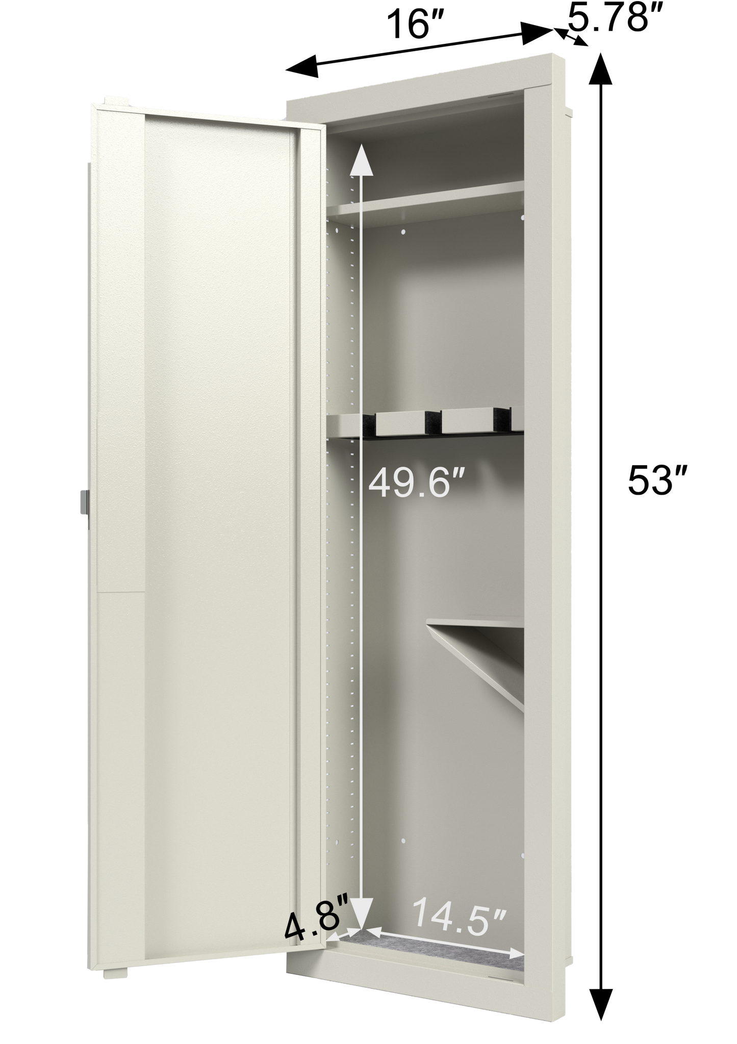 Emery Modern Wall Gun Safe