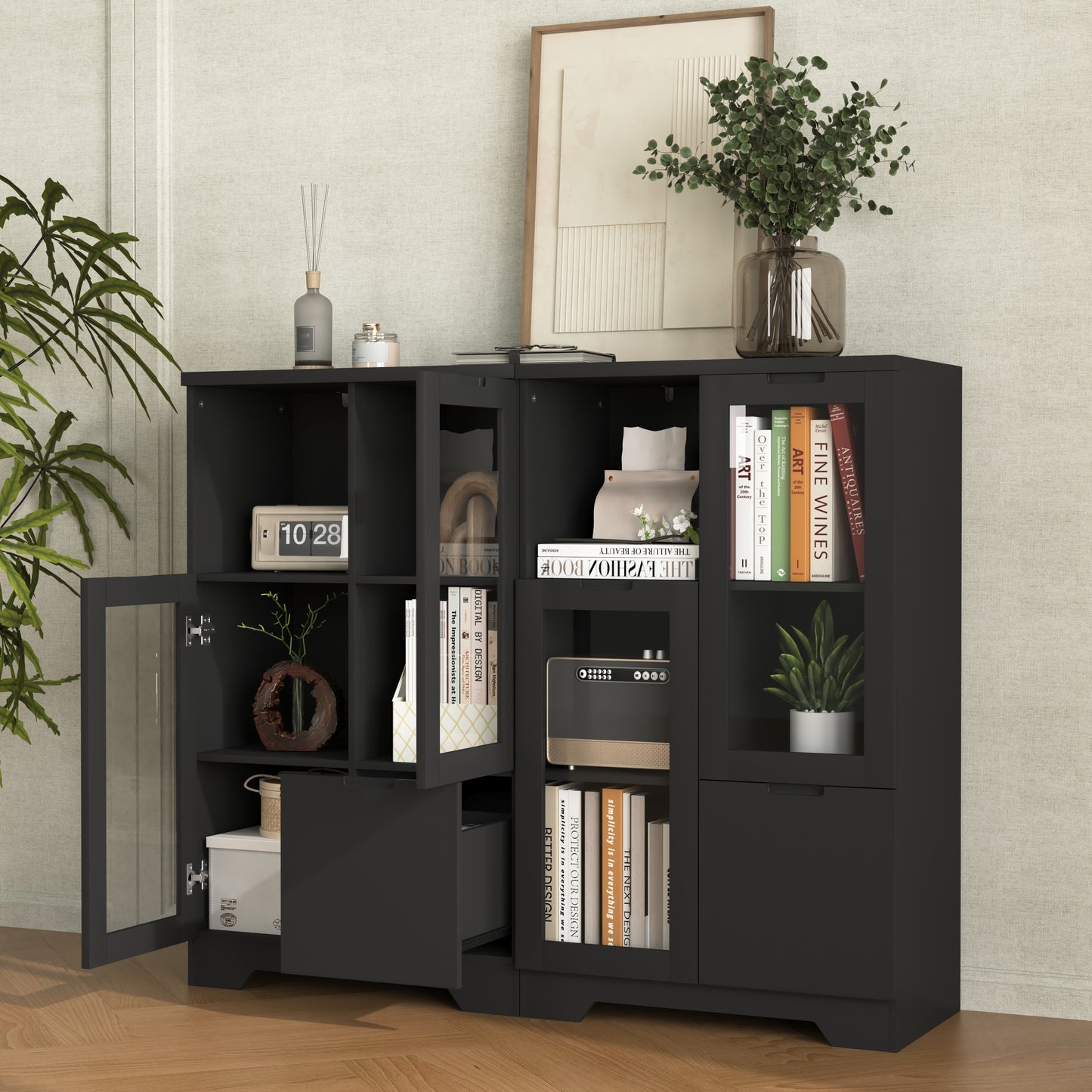Fitch Modern Lyon Glass Cabinet