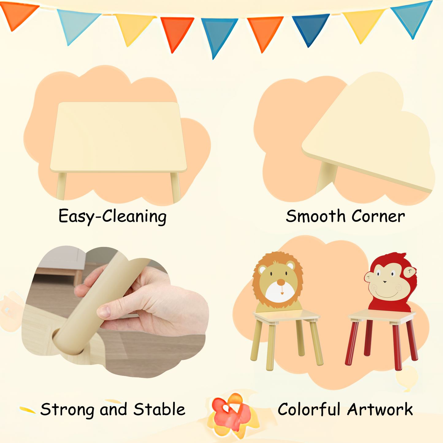 Napa Craftsman Toddler Activity Table Set