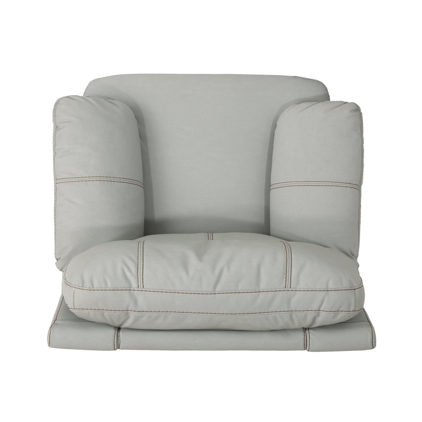 Cleo Mid-Century Faux Leather Power Recliner