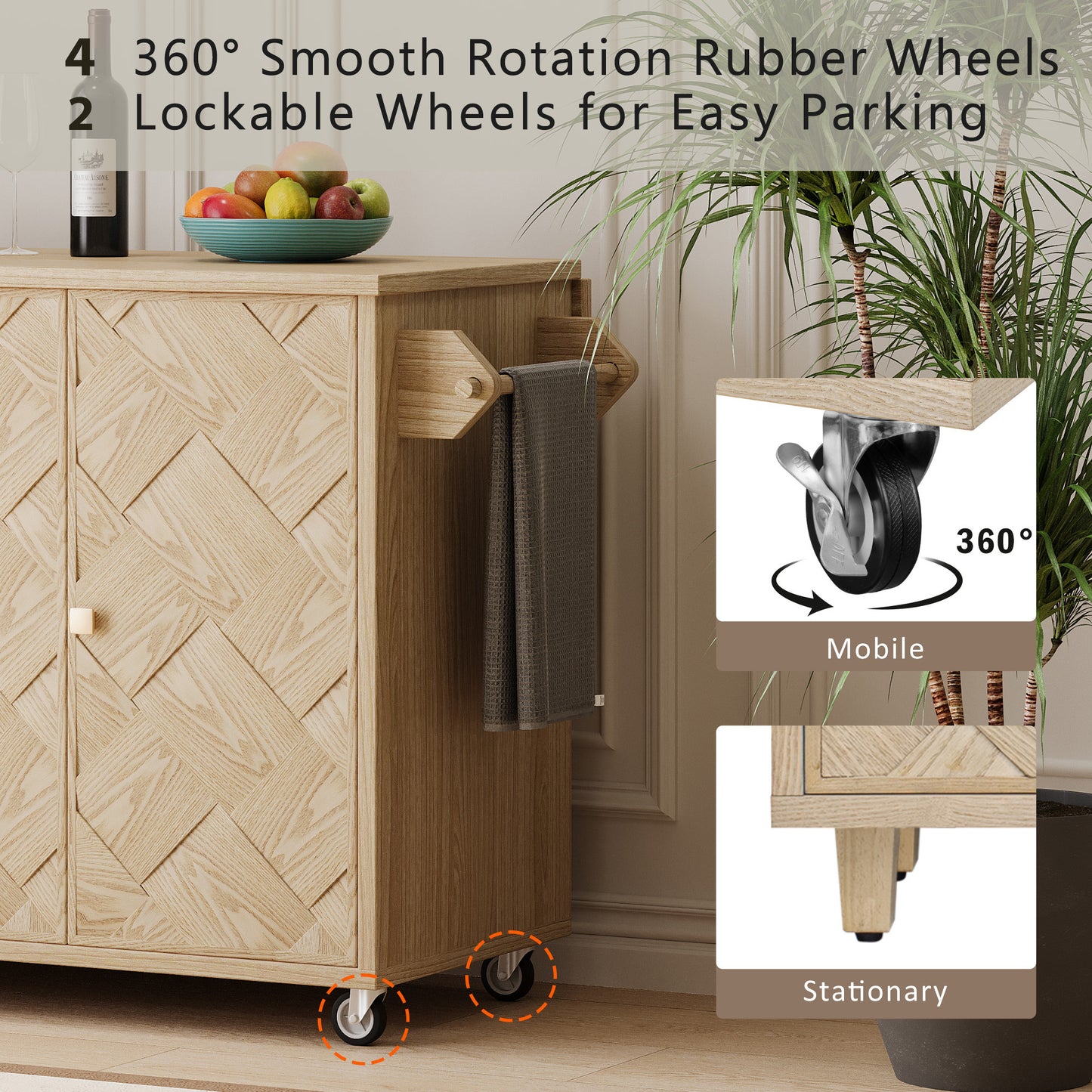 Marcel Modern Kitchen Island