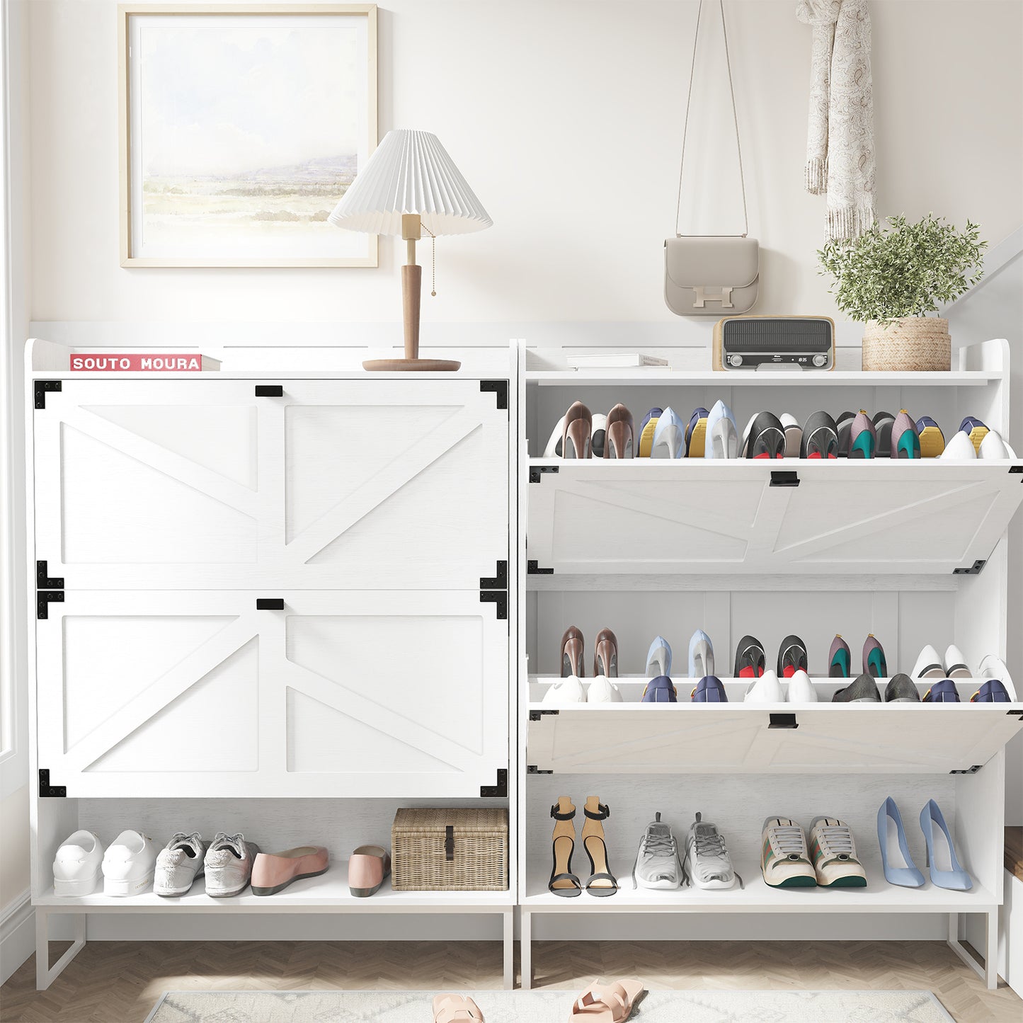 Sonoma Contemporary Shoe Storage Cabinet