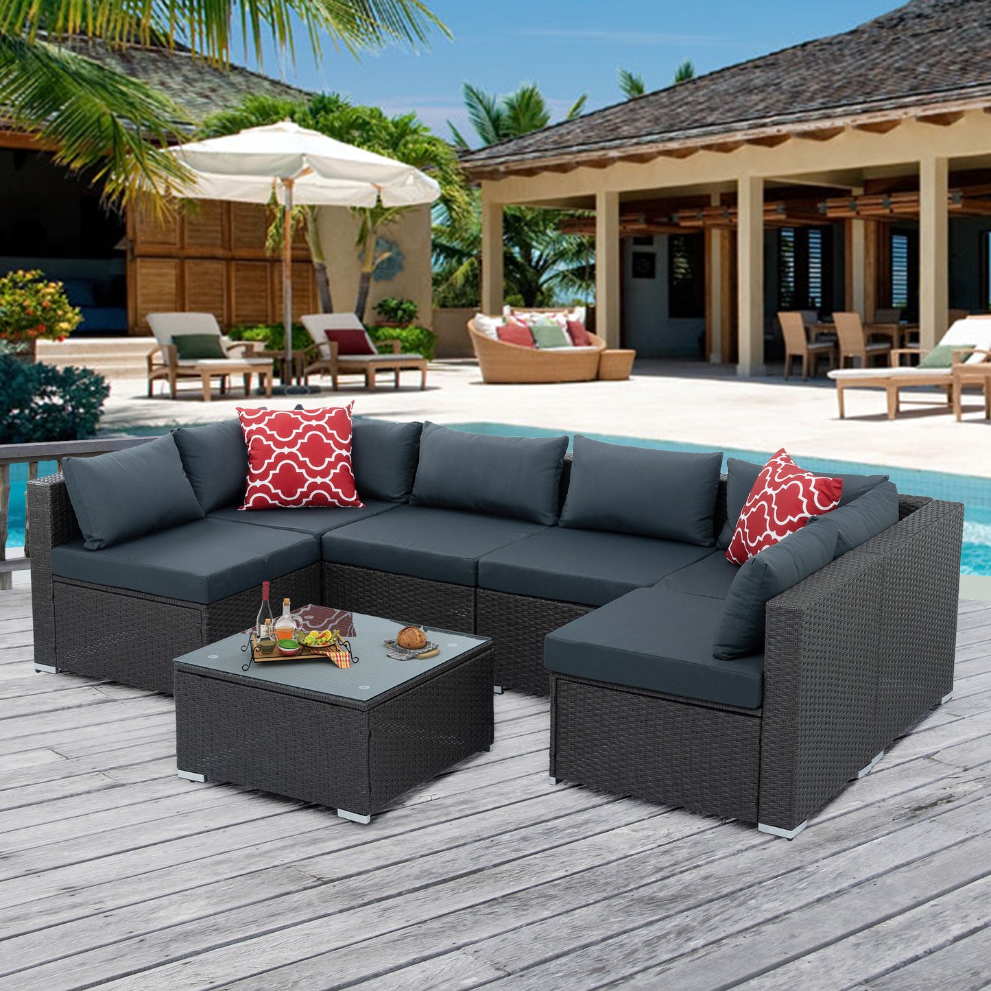 Irvington Modern Wicker Outdoor Furniture