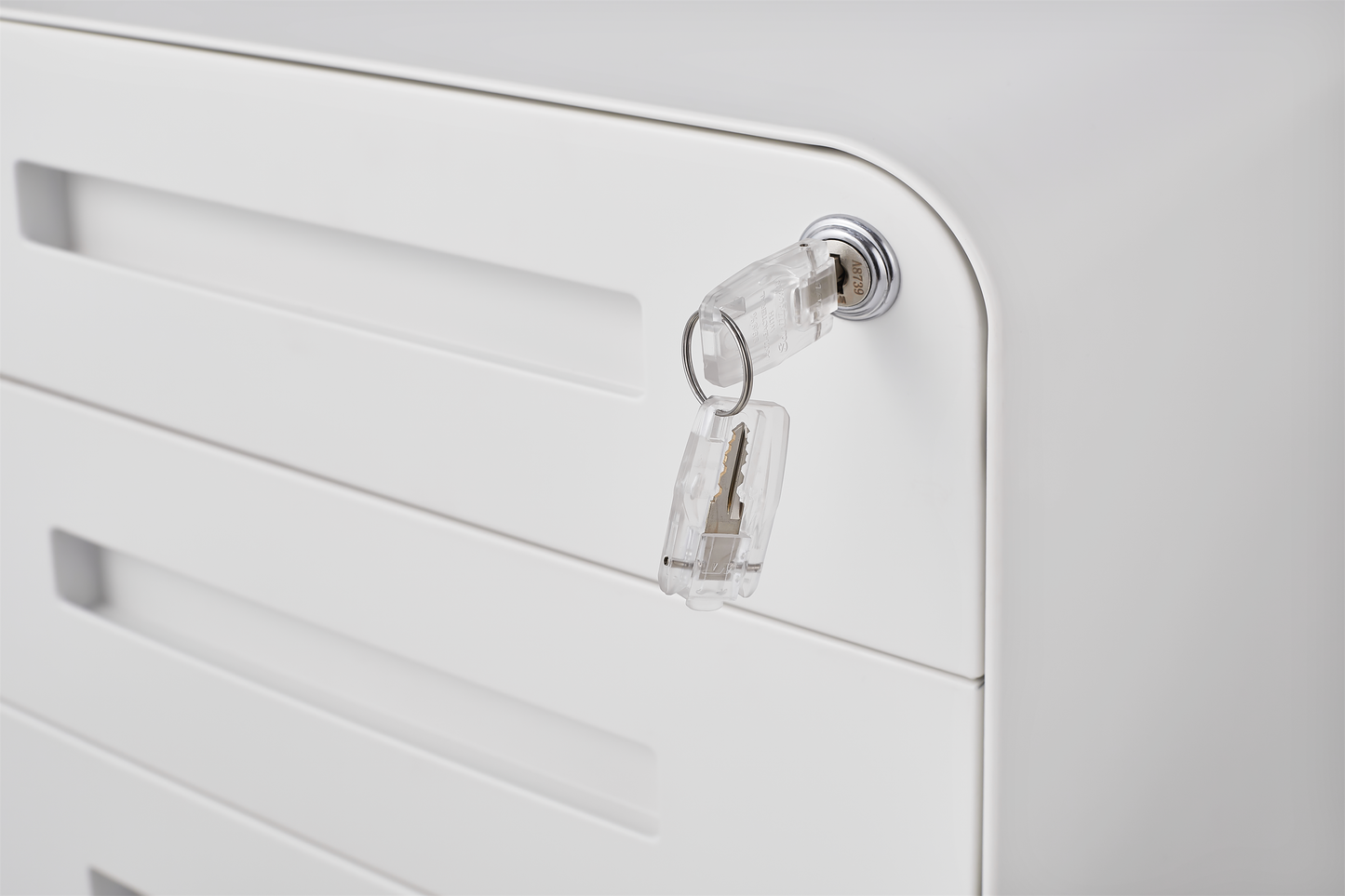 Warmsprings Modern Mobile File Cabinet White