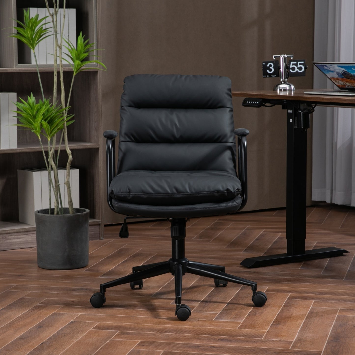 Kingsly Contemporary Ergonomic PU Leather Chair