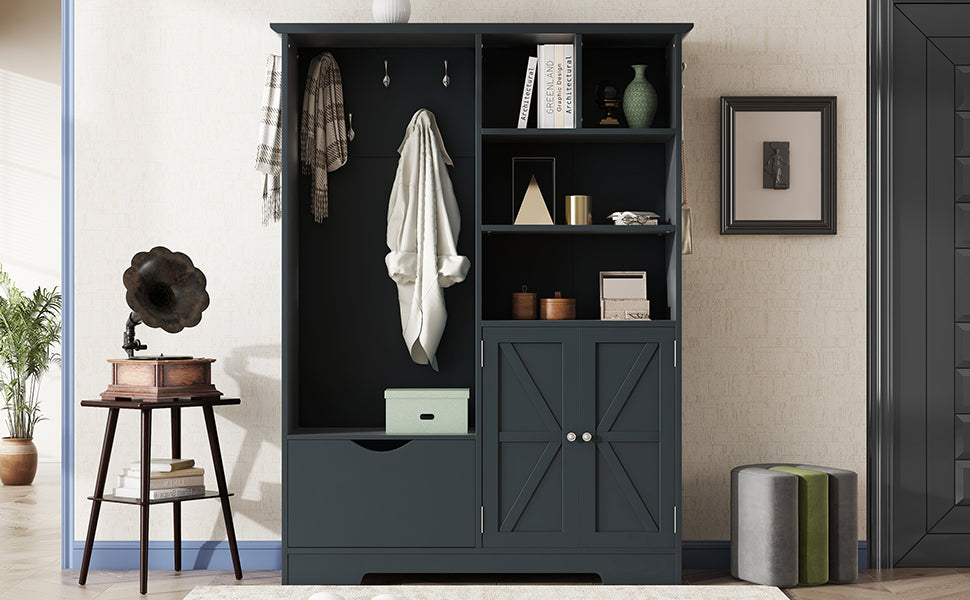 Calista Modern Elegant Storage Coat Rack