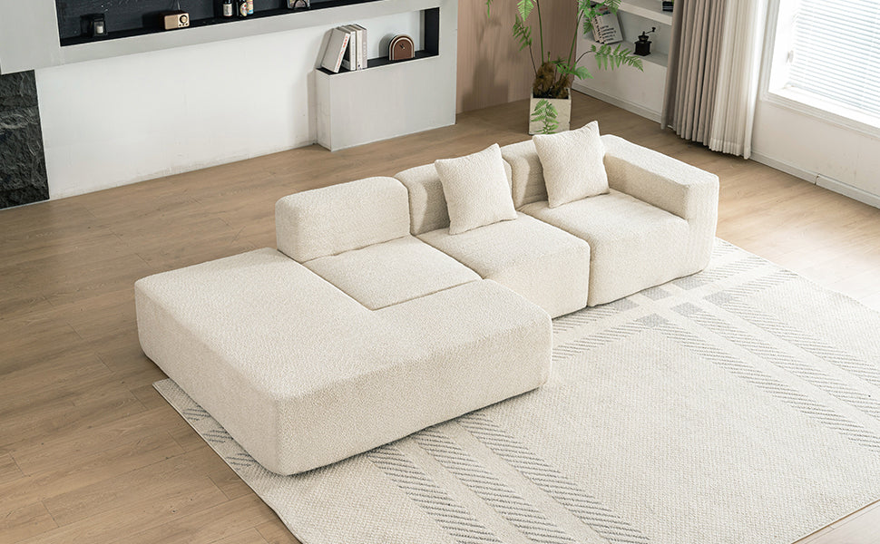Luz Contemporary Sectional Sofa Set