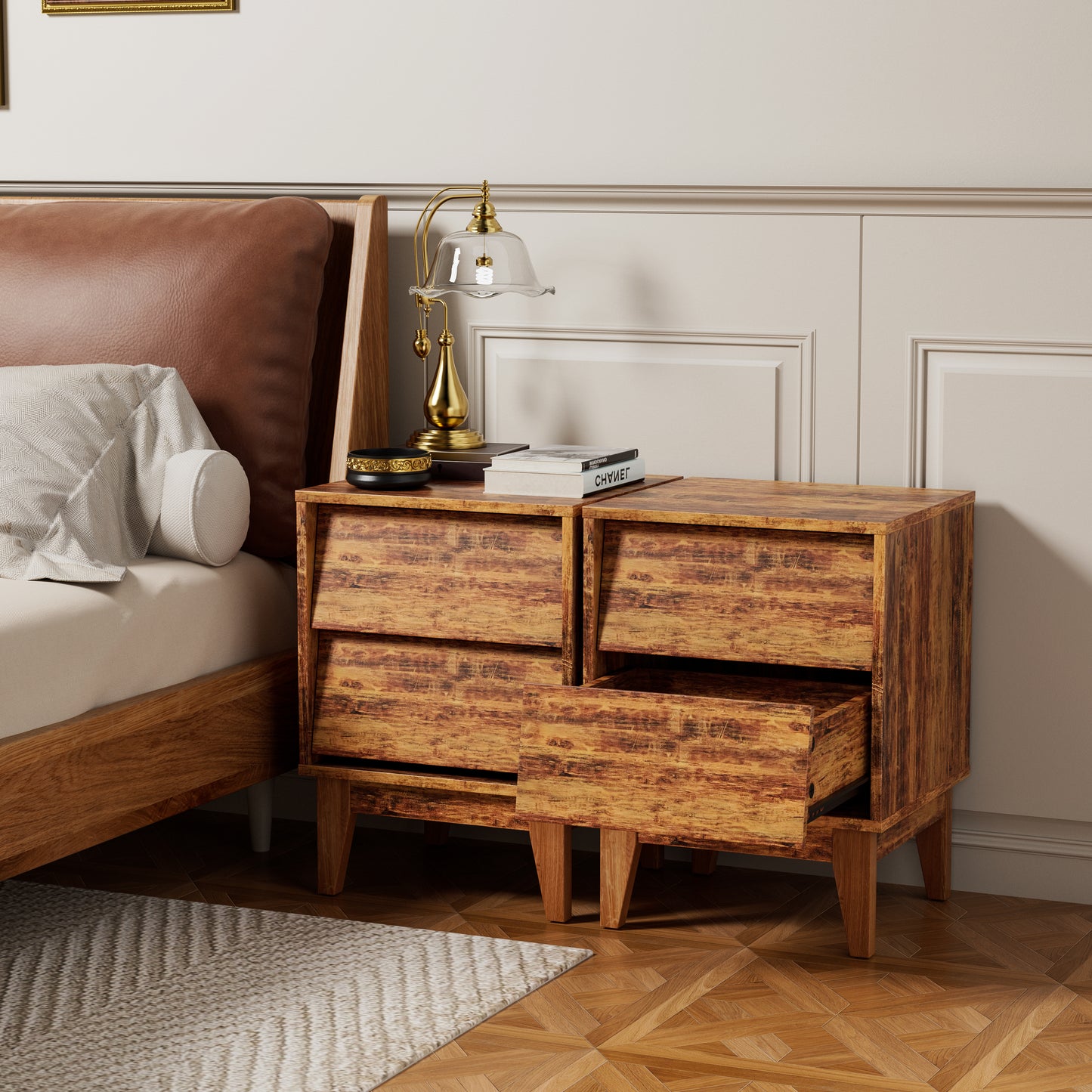 Oakridge Mid-Century Vintage Nightstand