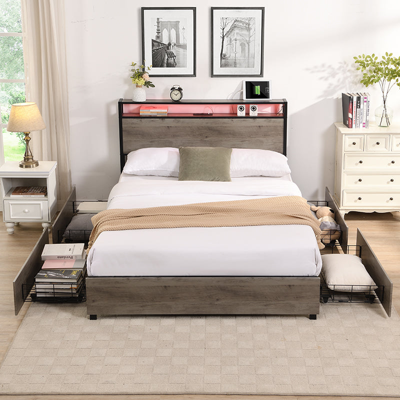 Marcel Modern Storage Full Bed