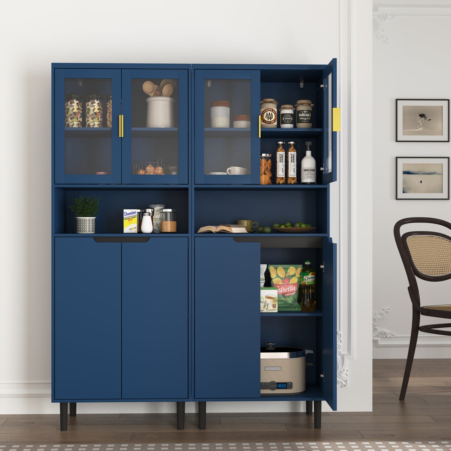 Irvington Contemporary Storage Bookcase