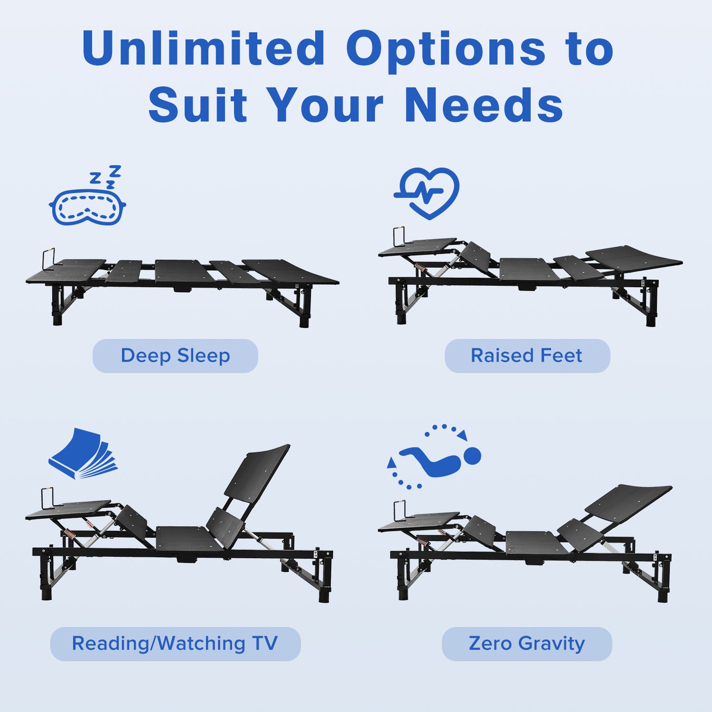 Bartholomew Modern Adjustable Bed Frame