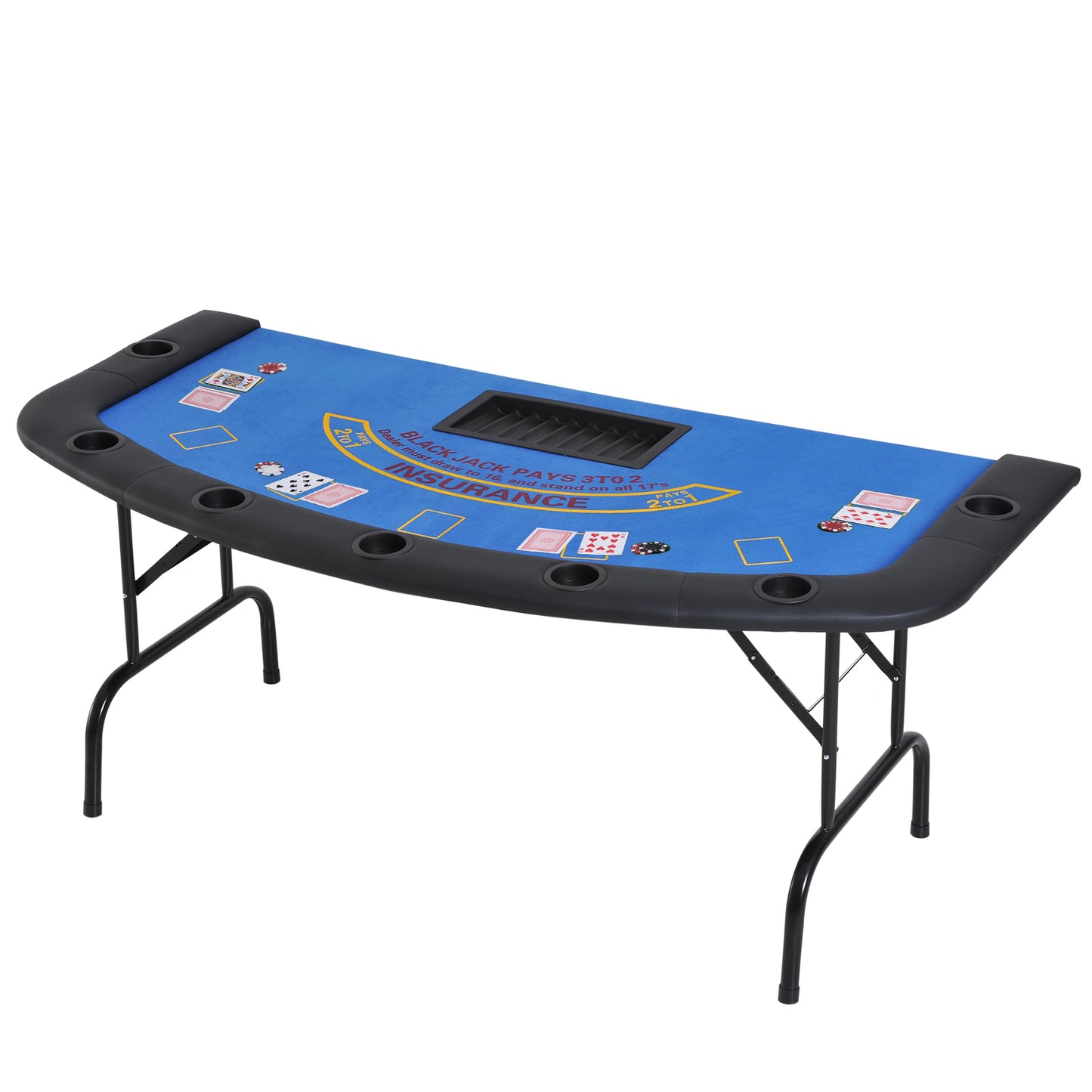 Fitch Contemporary Velvet Poker Table