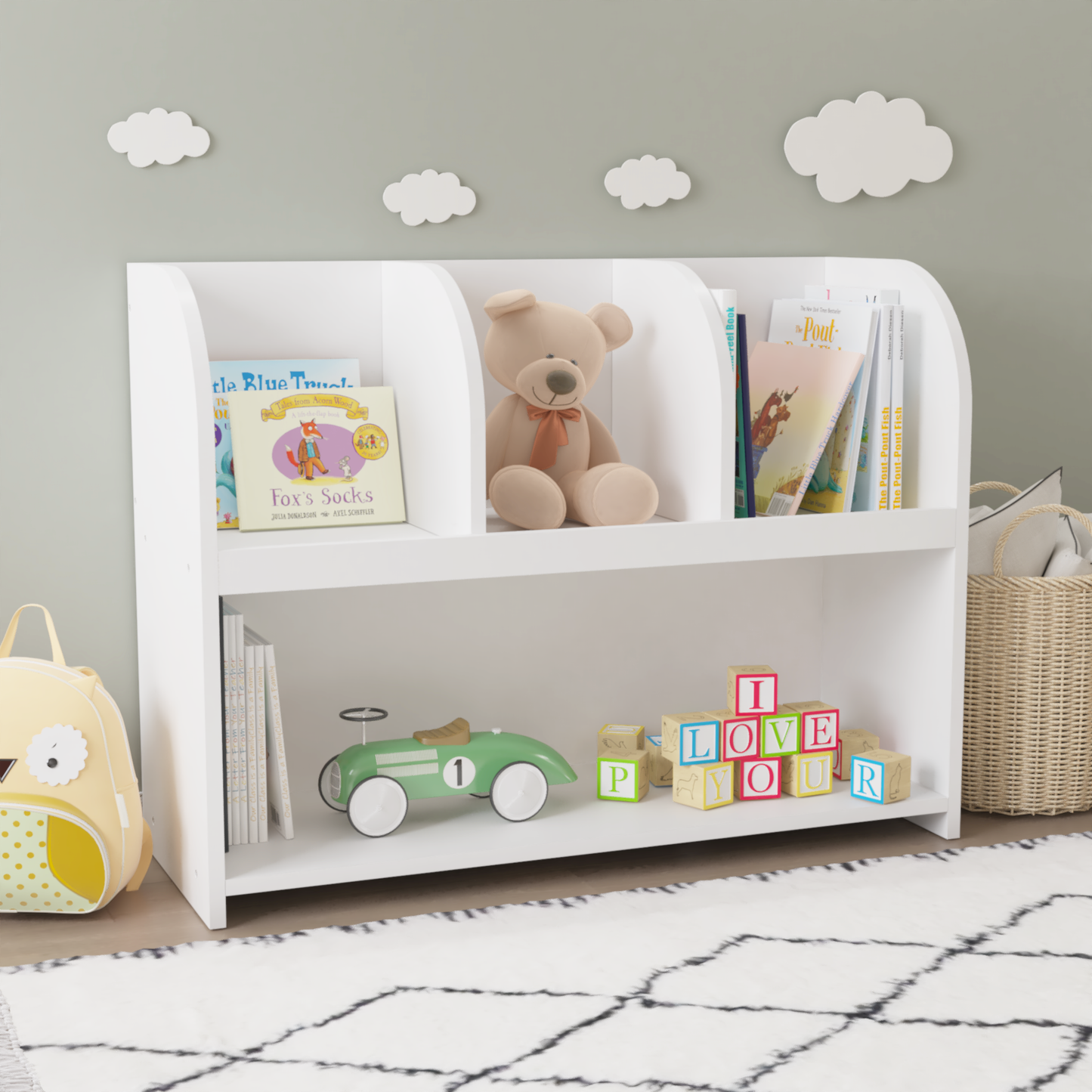 Bartholomew Modern Kids Bookcase