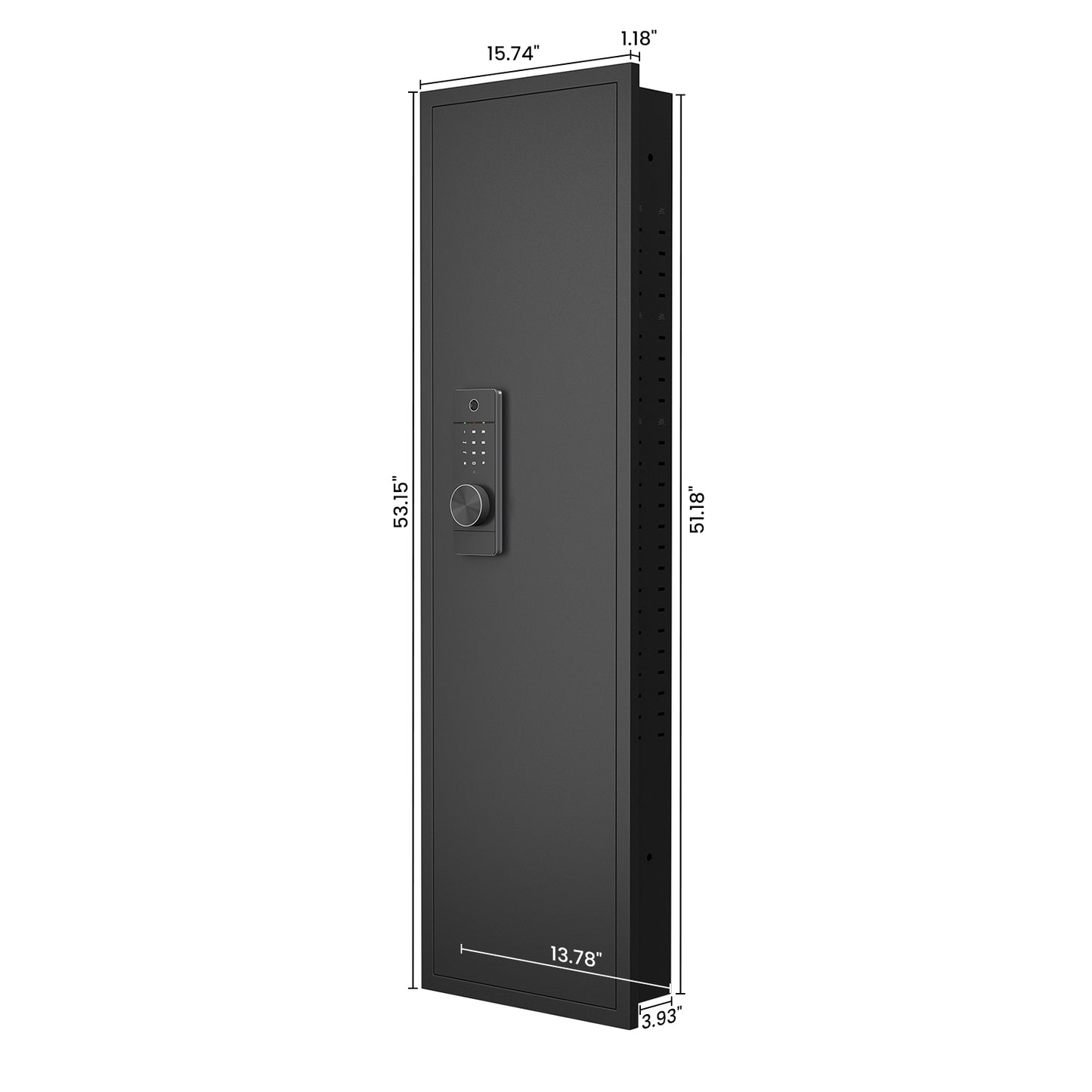 Napa Modern Fingerprint Wall Gun Safe