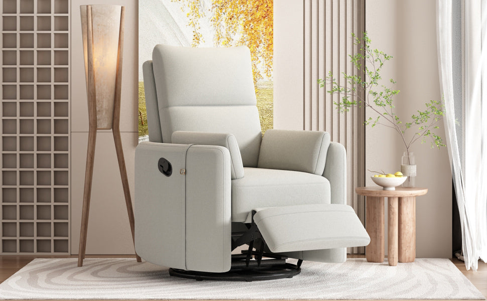 Westport Contemporary Swivel Rocker Recliner