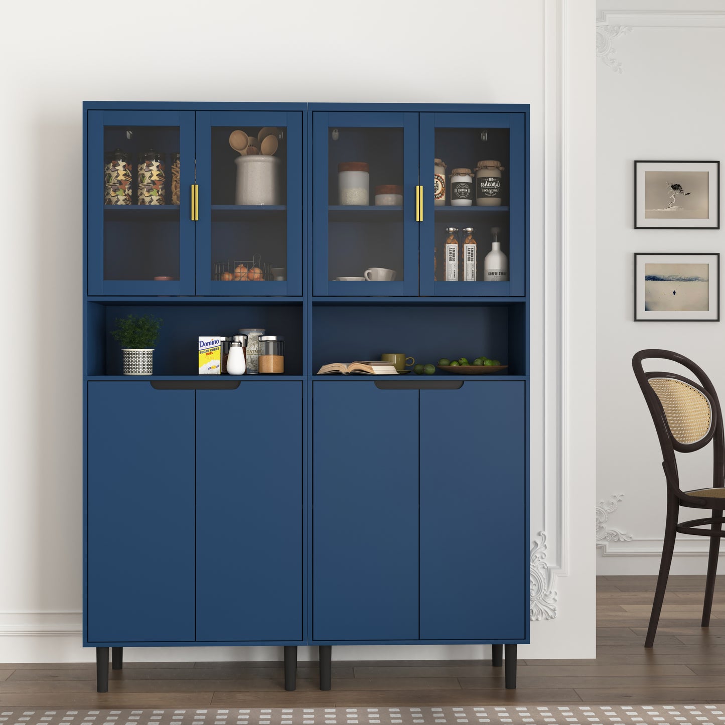 Irvington Contemporary Storage Bookcase