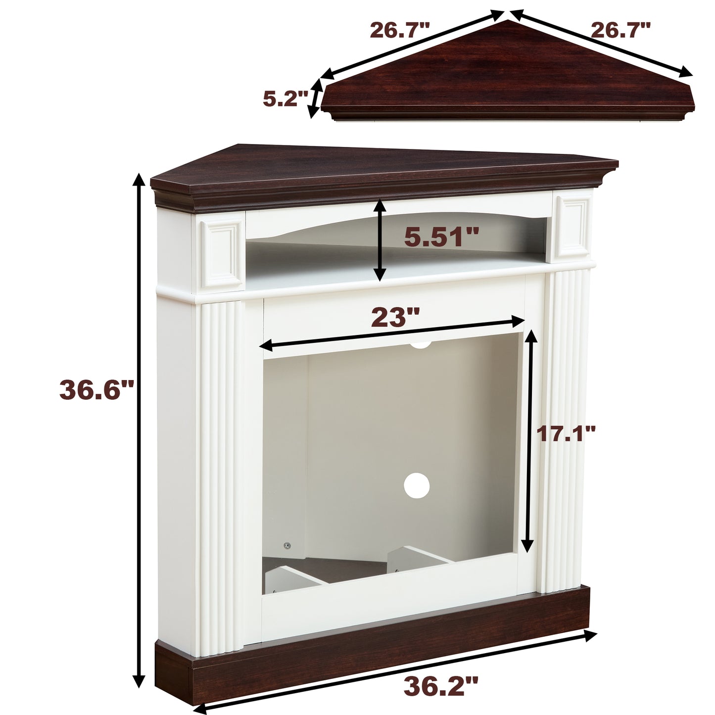 Warmsprings Contemporary Electric Fireplace