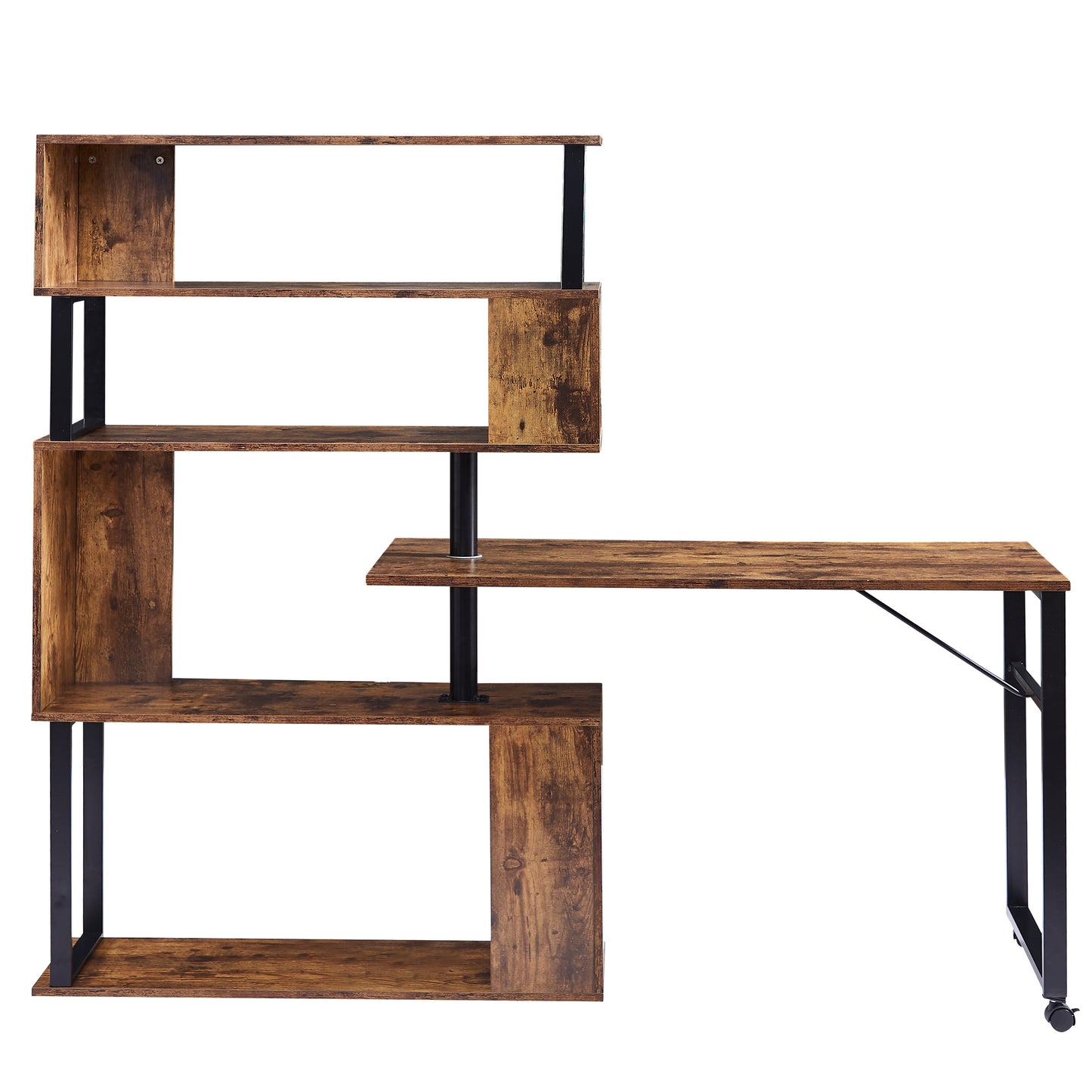 Somerset Modern Tiger L-Shaped Office Desk