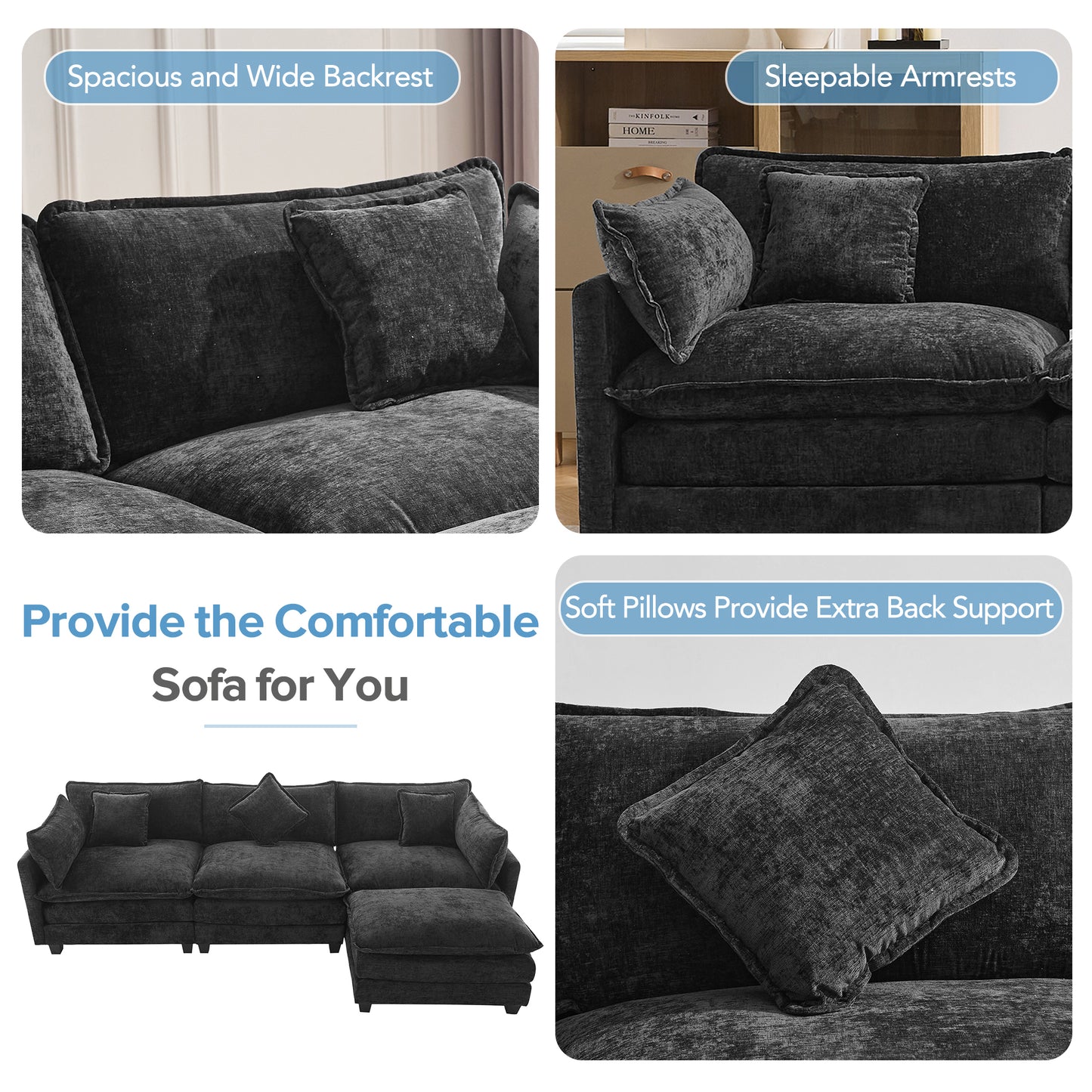 Fitch Modern L-Shape Luxury Sofa