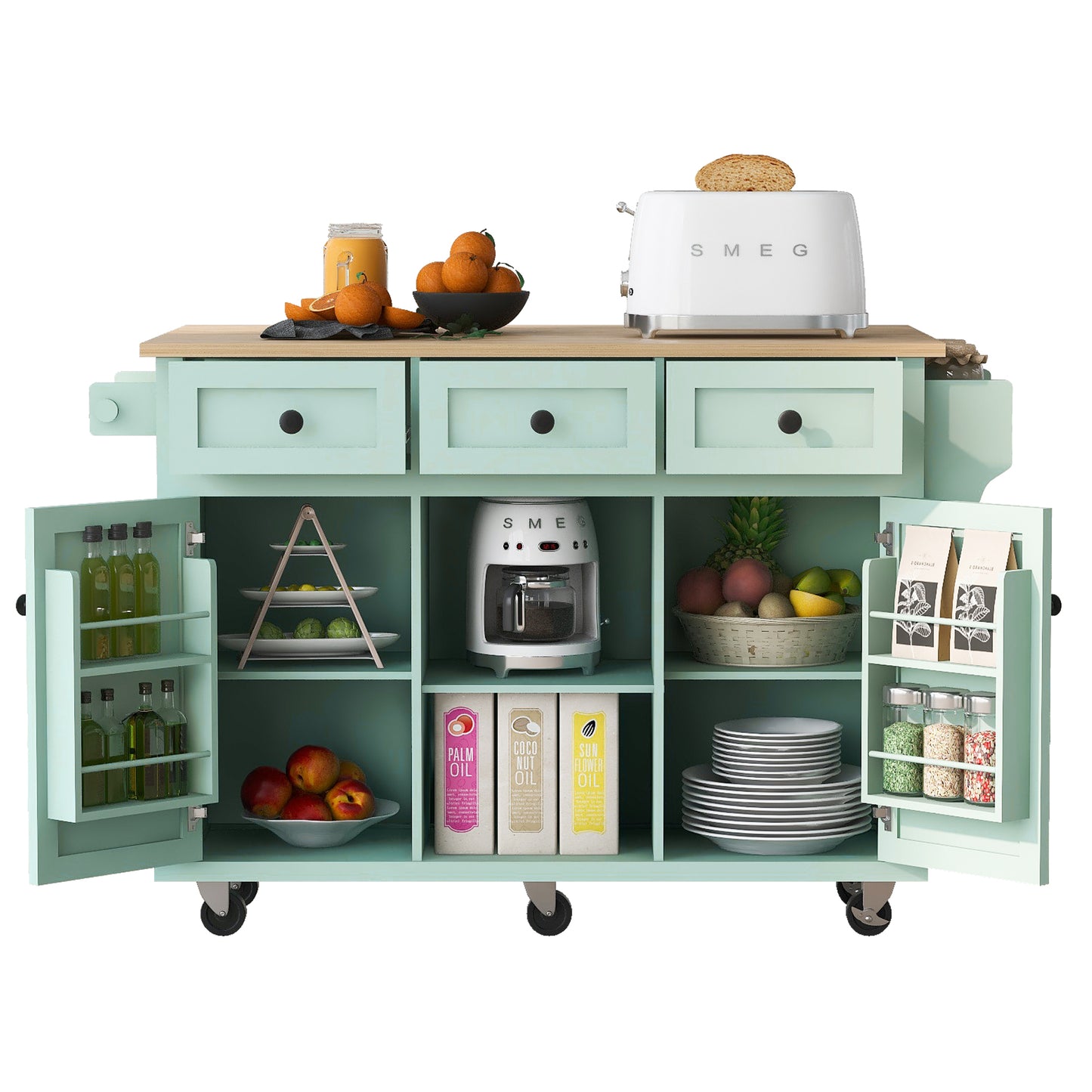 Justo Craftsman Elegant Desing Kitchen Island