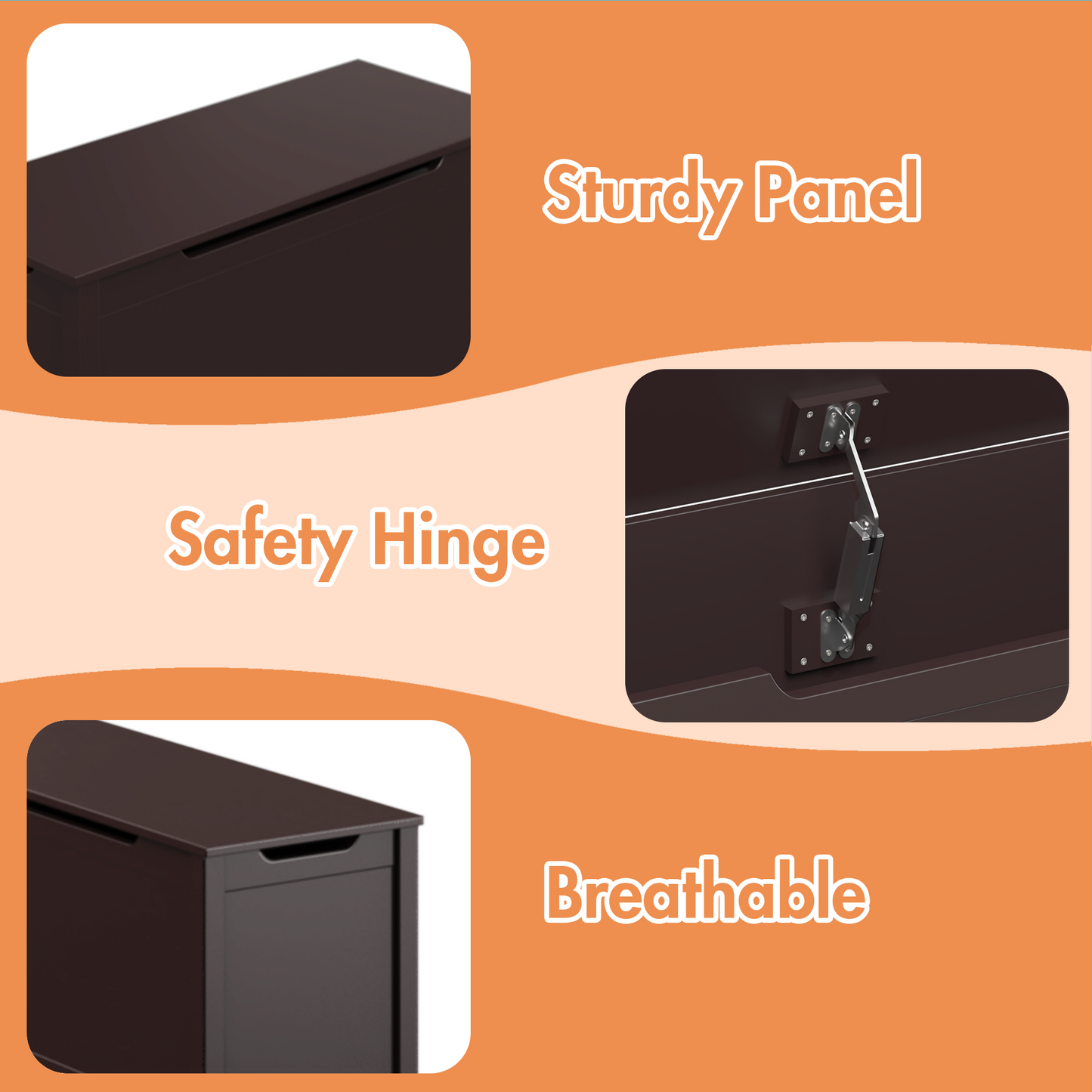 Luz Craftsman Wooden Toy Storage Box