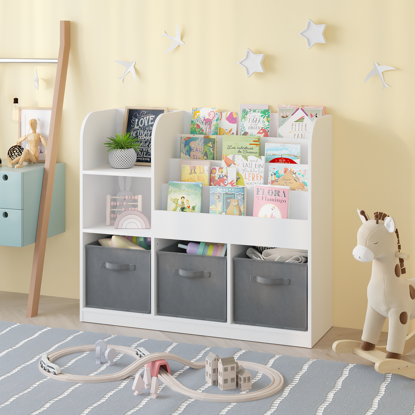 Marcel Modern Multifunctional Storage Bookcase