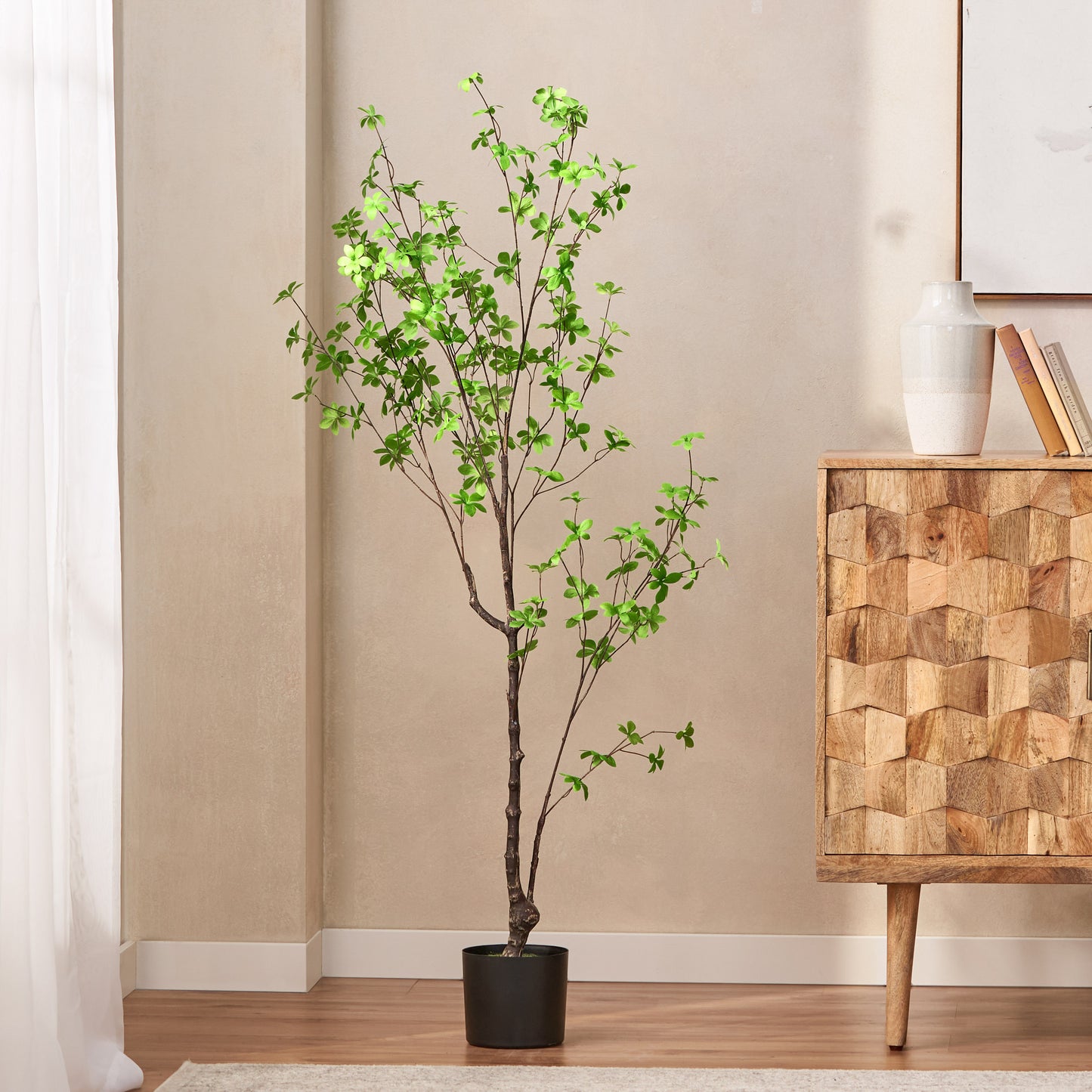 Bartholomew Modern Leaf Artificial Tree