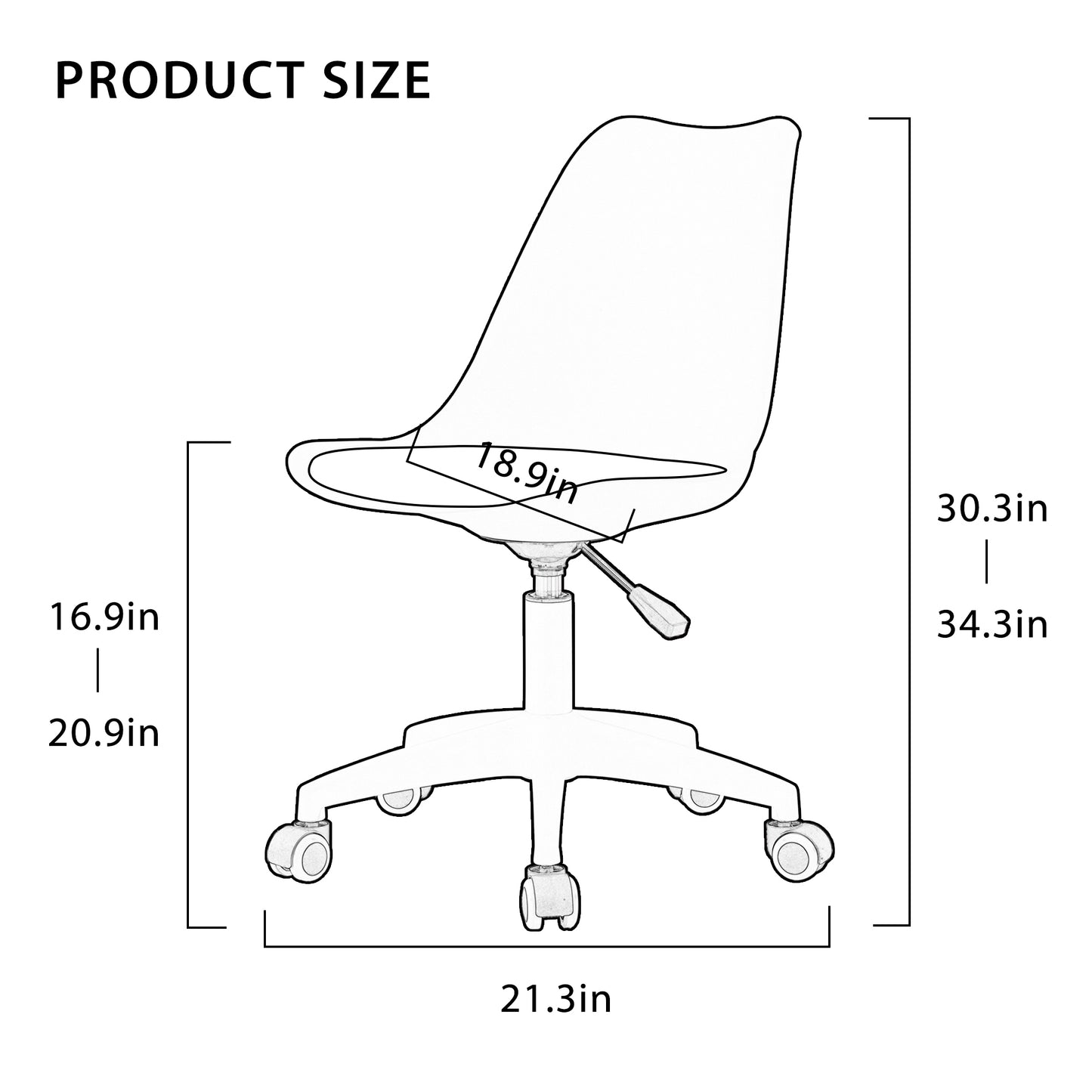 Luz Modern Amber Swivel Chair