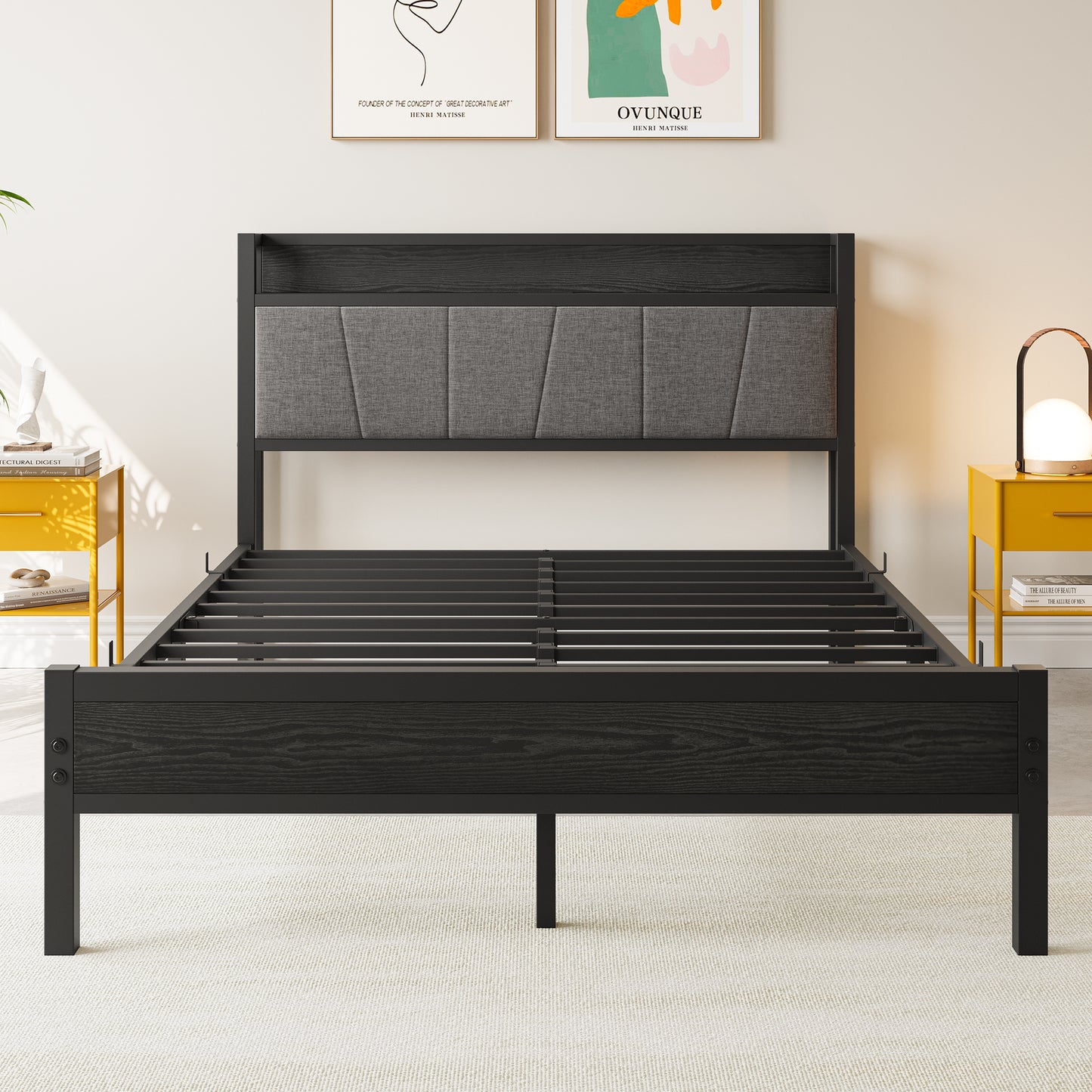 Cleo Modern Storage Bed Frame
