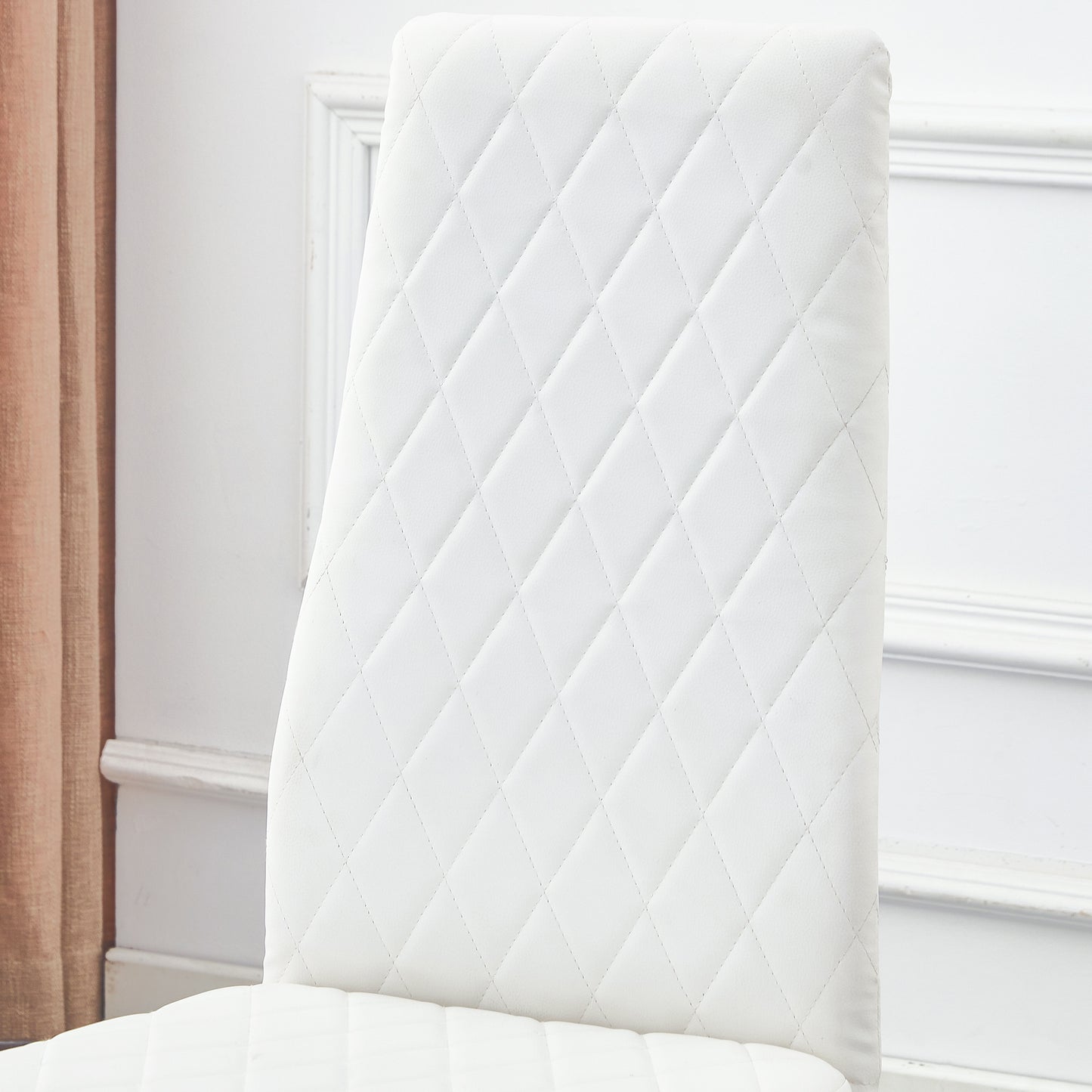 Jiron Modern Grid High-Back Chair Set