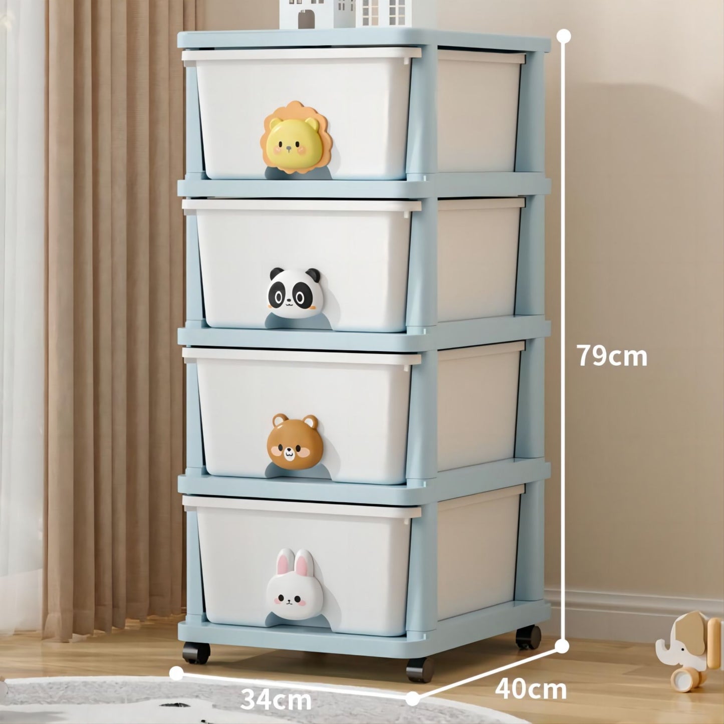 Centerville Modern Bedroom Drawer Storage Rack