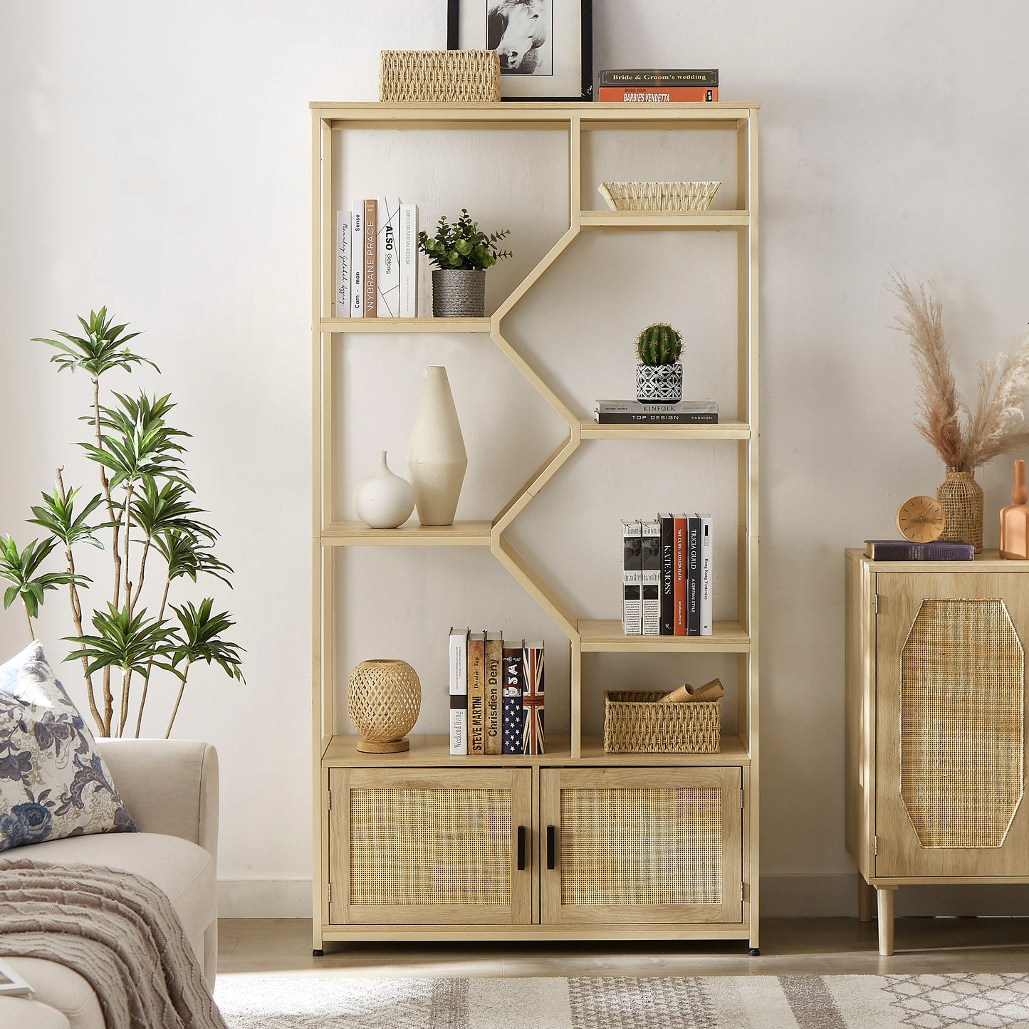 Bartholomew Modern Elegant Storage Shelve