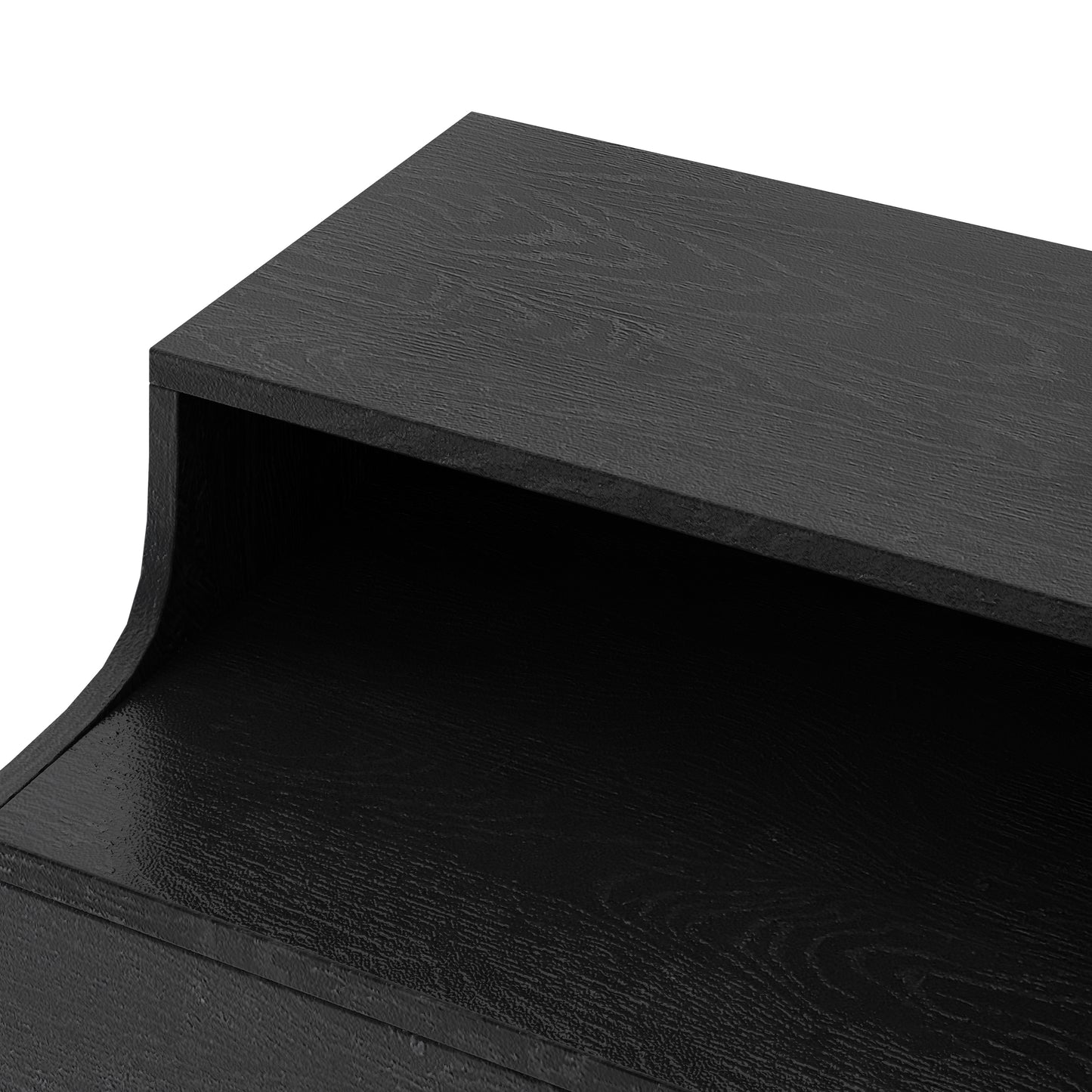 Irvington Contemporary Velvet Drawer Nightstand