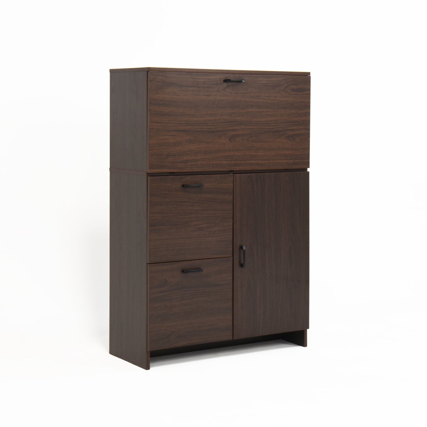 Kingsly Modern Foldable Desk Cabinet