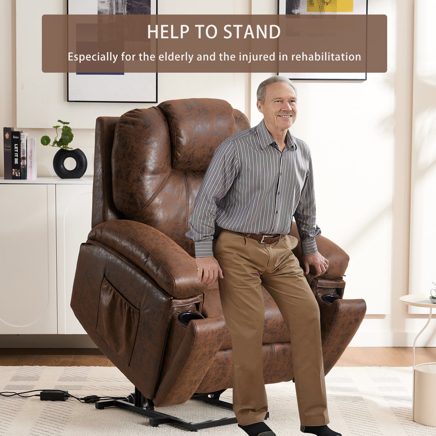 Silverleaf Modern Massage Lift Recliner
