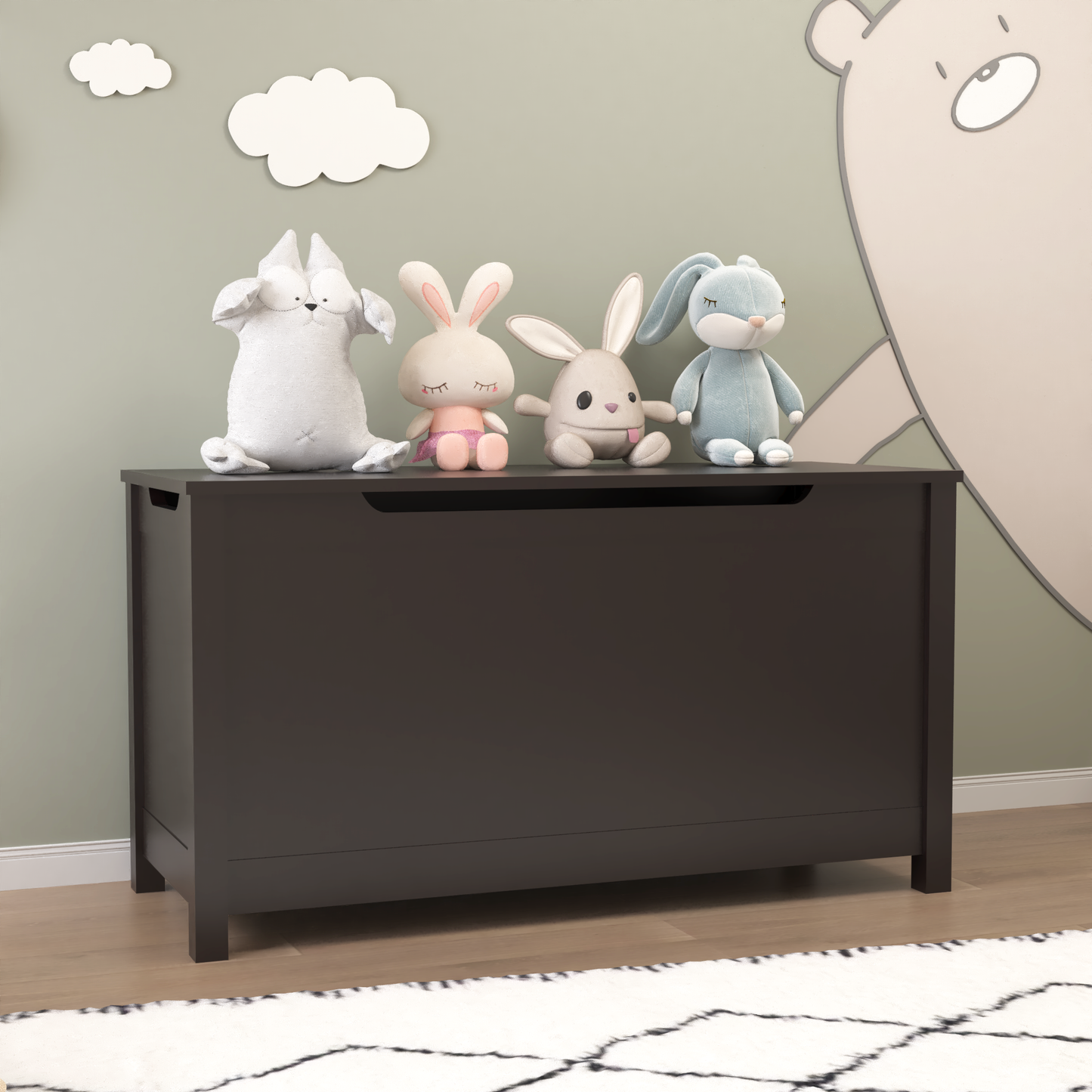 Luz Craftsman Wooden Toy Storage Box