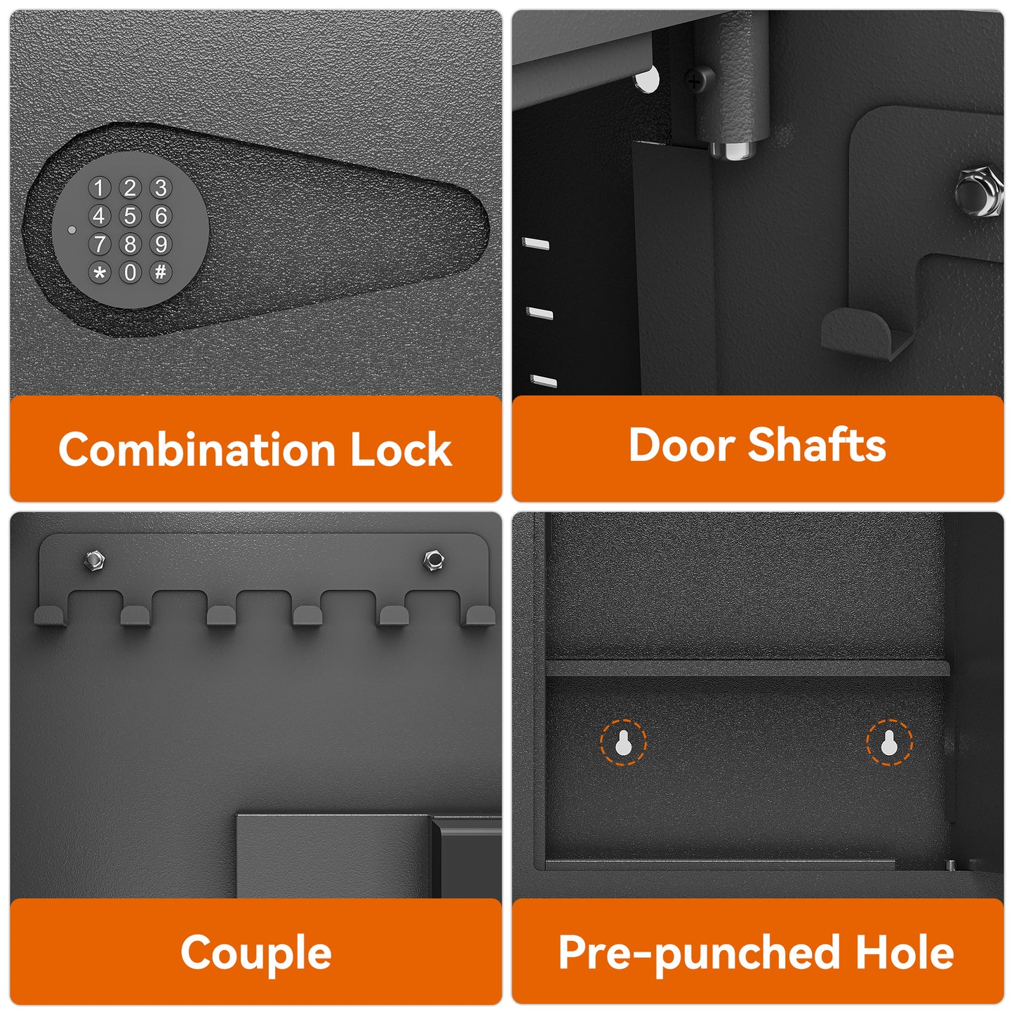 Silverleaf Modern Hidden Wall Safe