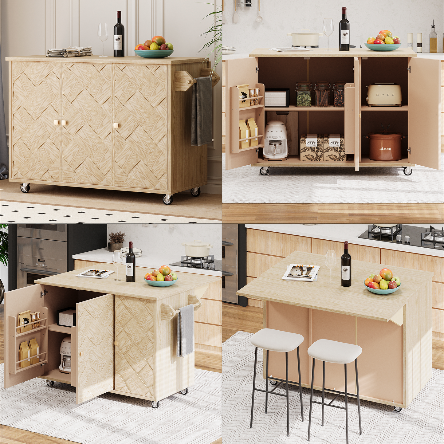 Marcel Modern Kitchen Island