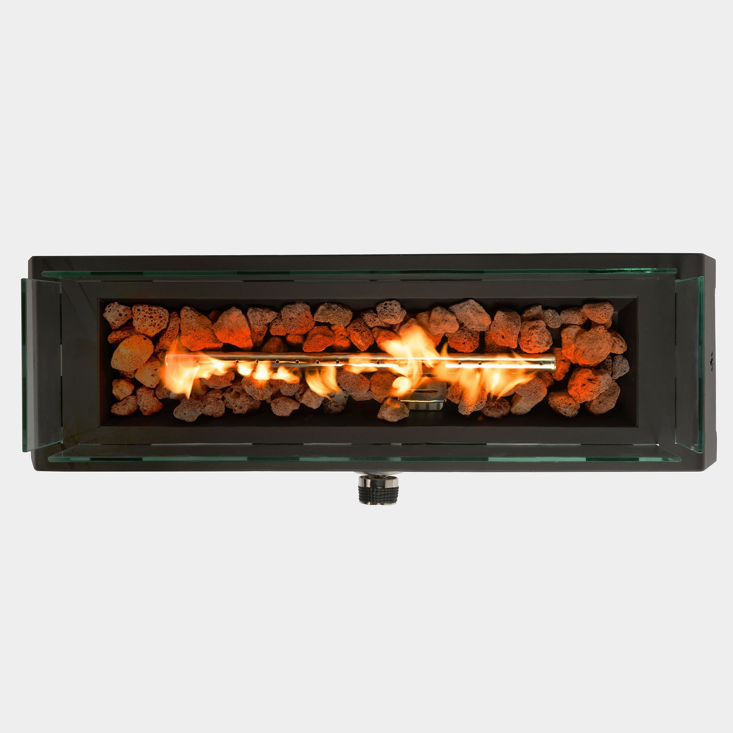 Mission Contemporary Square Fire Pit Table
