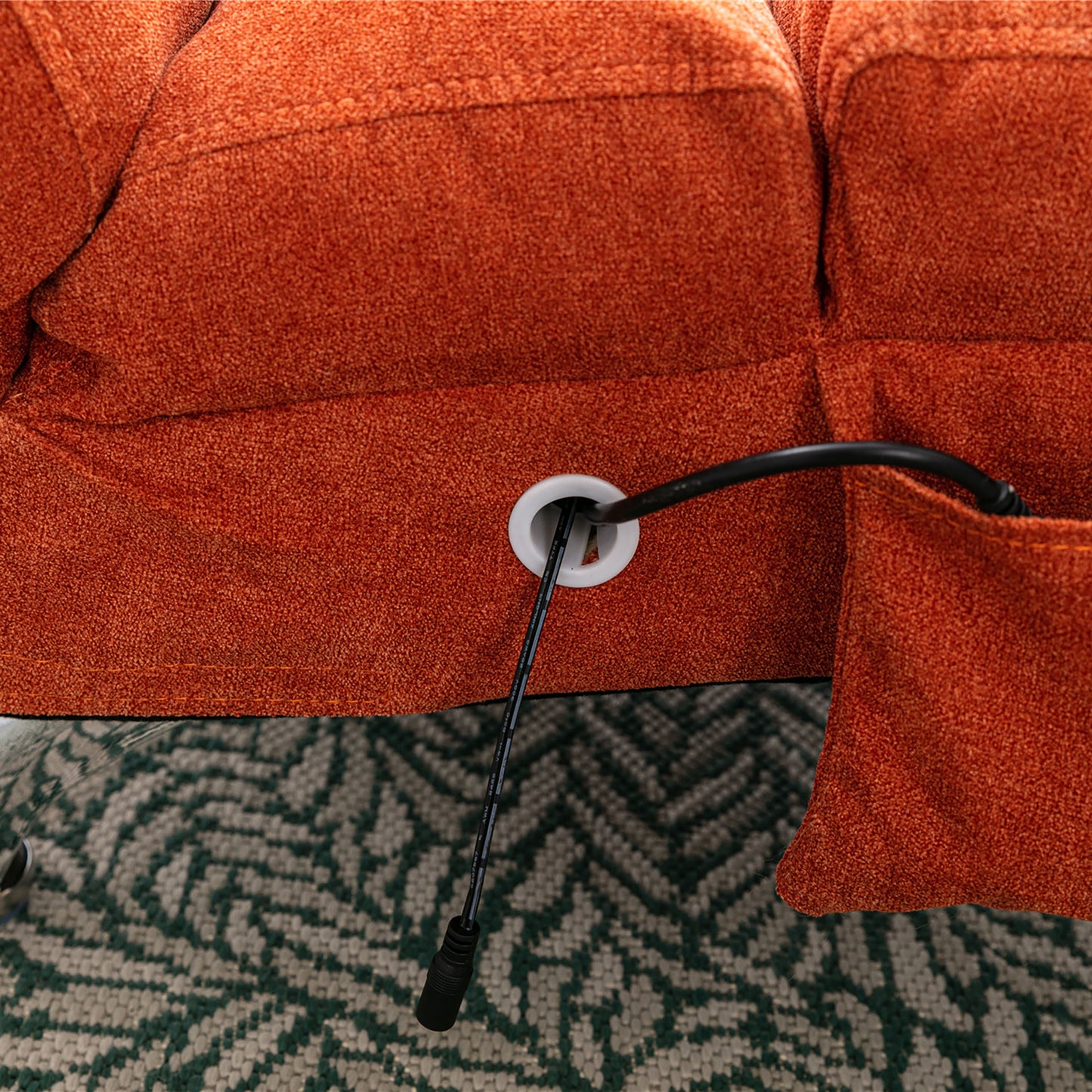 Bartholomew Contemporary Linen Massage Lounger
