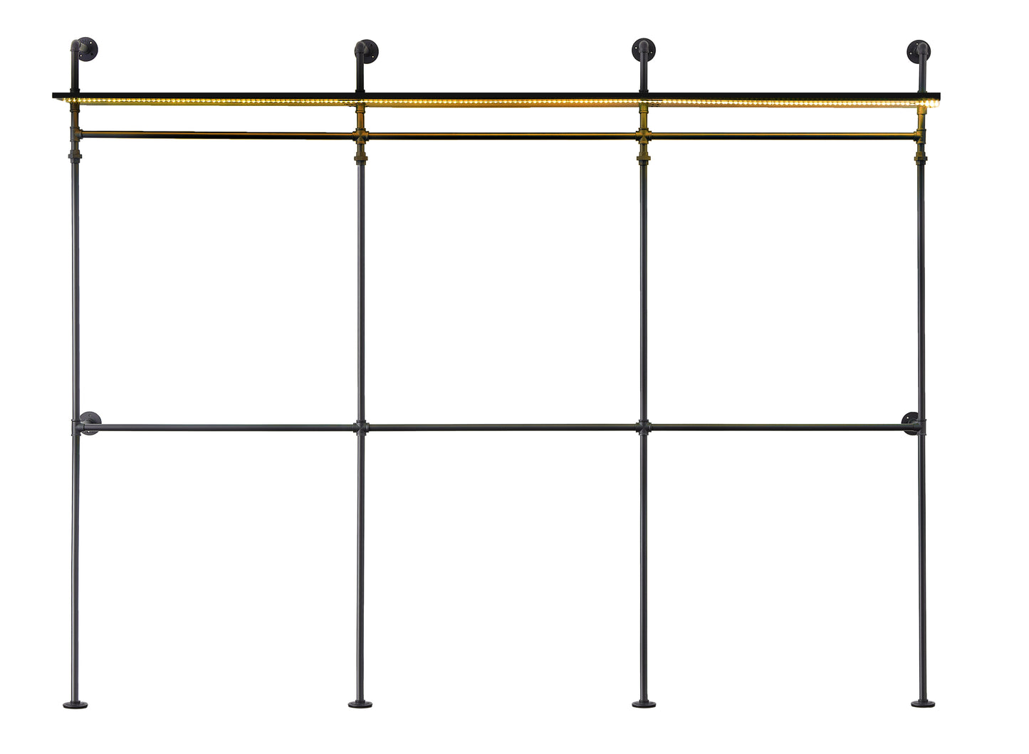 Lula Industrial Garment Rack