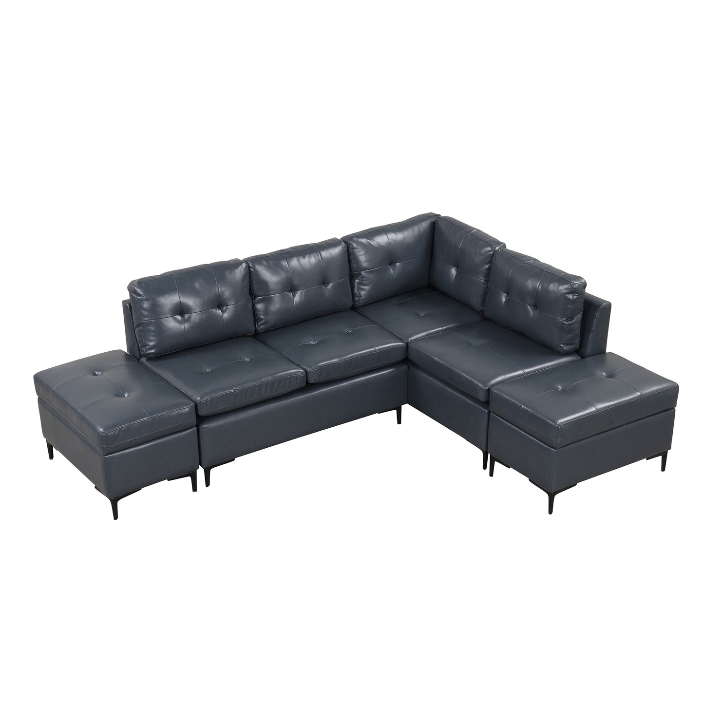 Sonoma Mid-Century L-Shaped Corner Sofa