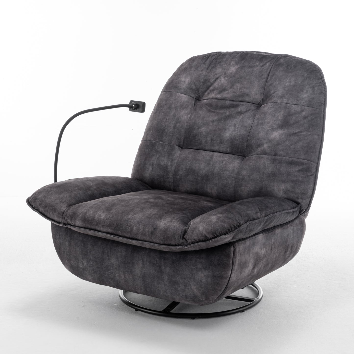 Irvington Modern Velvet Recliner Chair