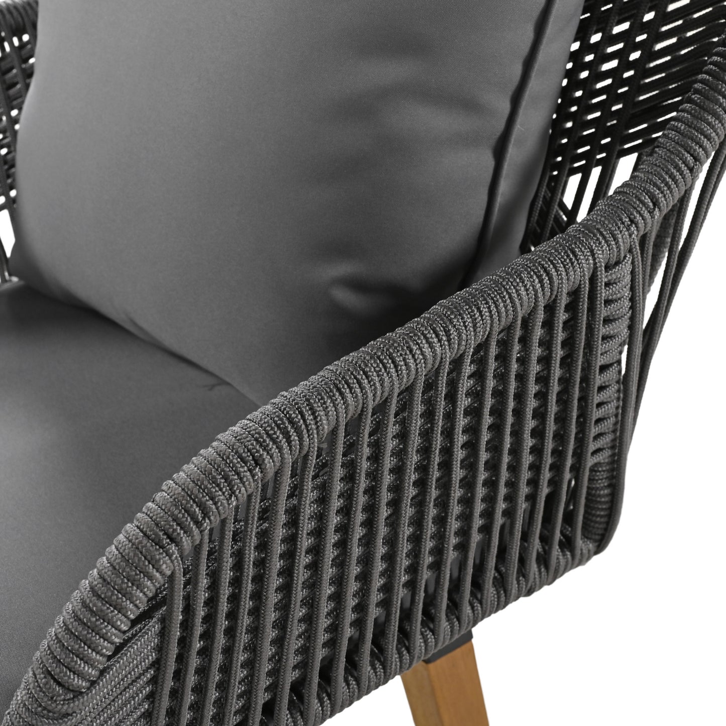 Calista Modern Patio Wicker Conversation Set