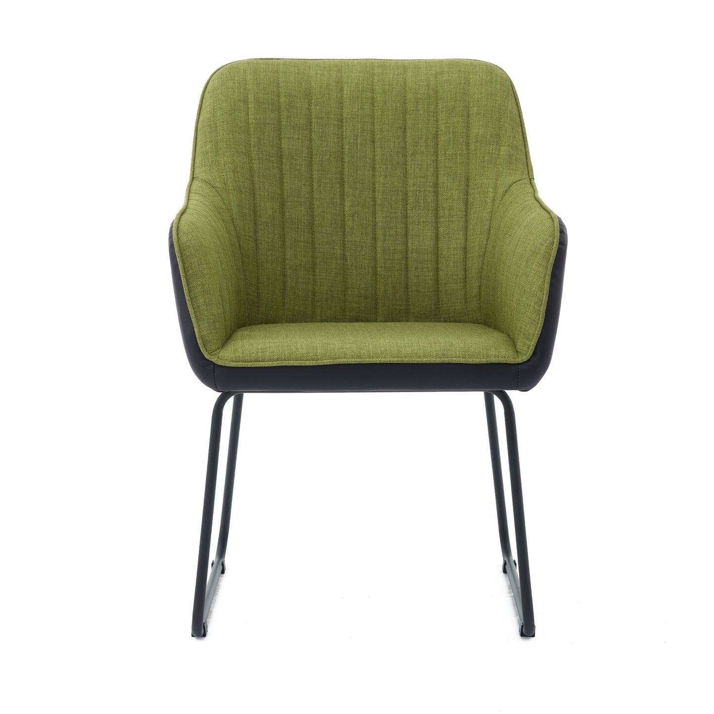 Fitch Modern Green Spliced Dining Chair