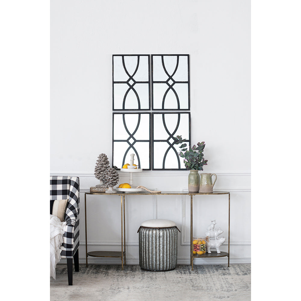 Lazzareschi Craftsman Wooden Wall Mirror