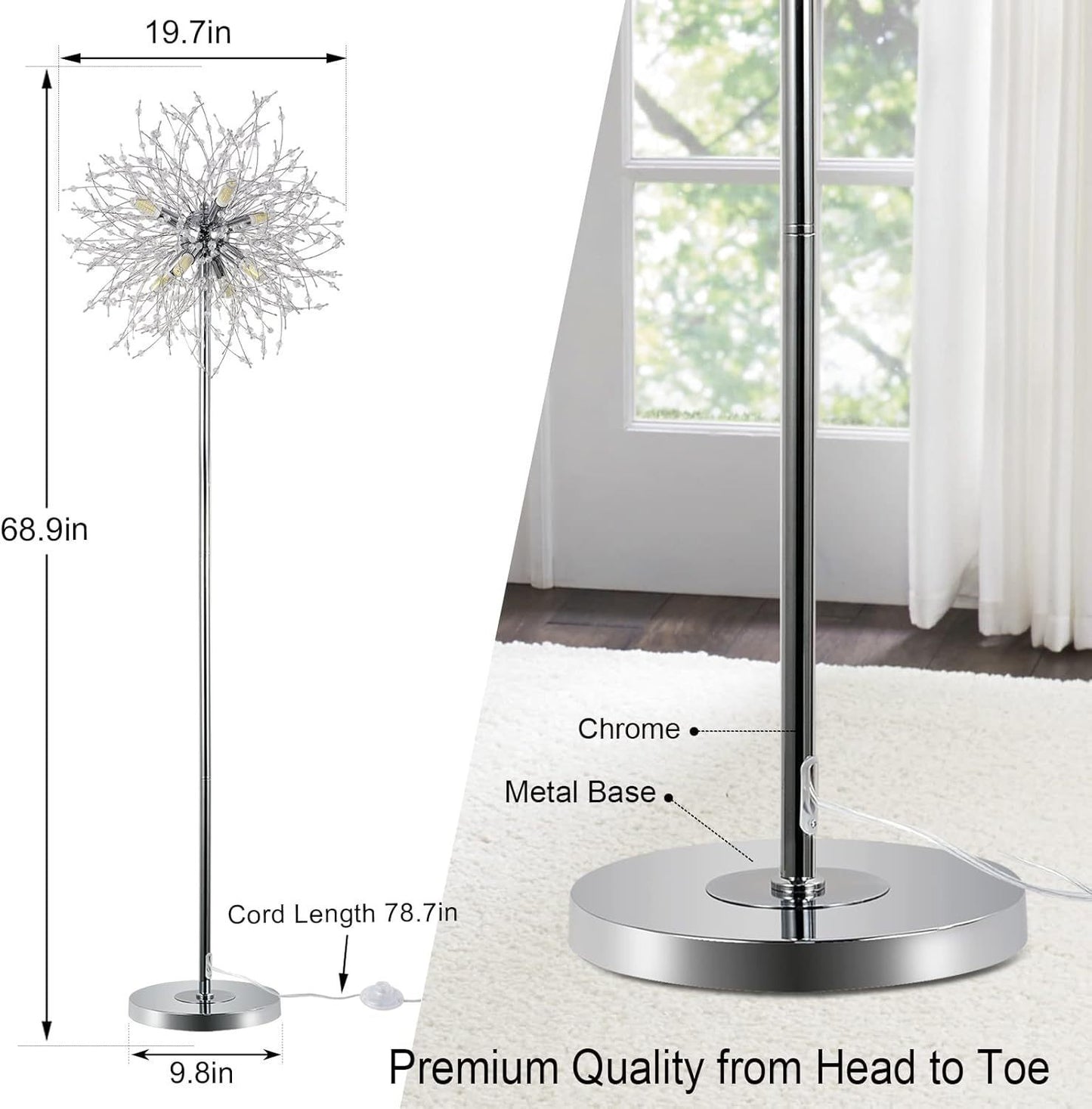 Marcel Modern Glow Standing Lamp