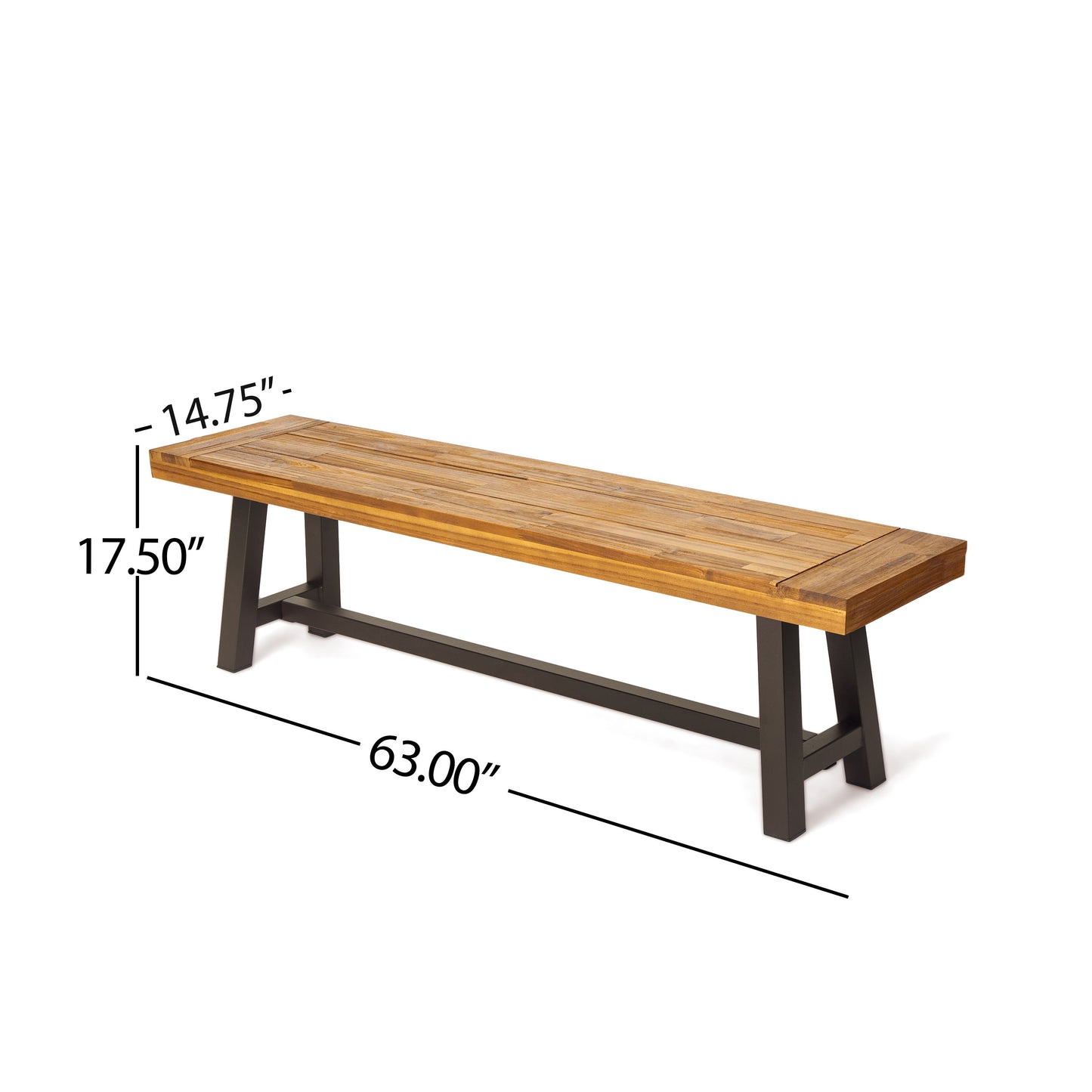 Westport Industrial Rustic Outdoor Benches